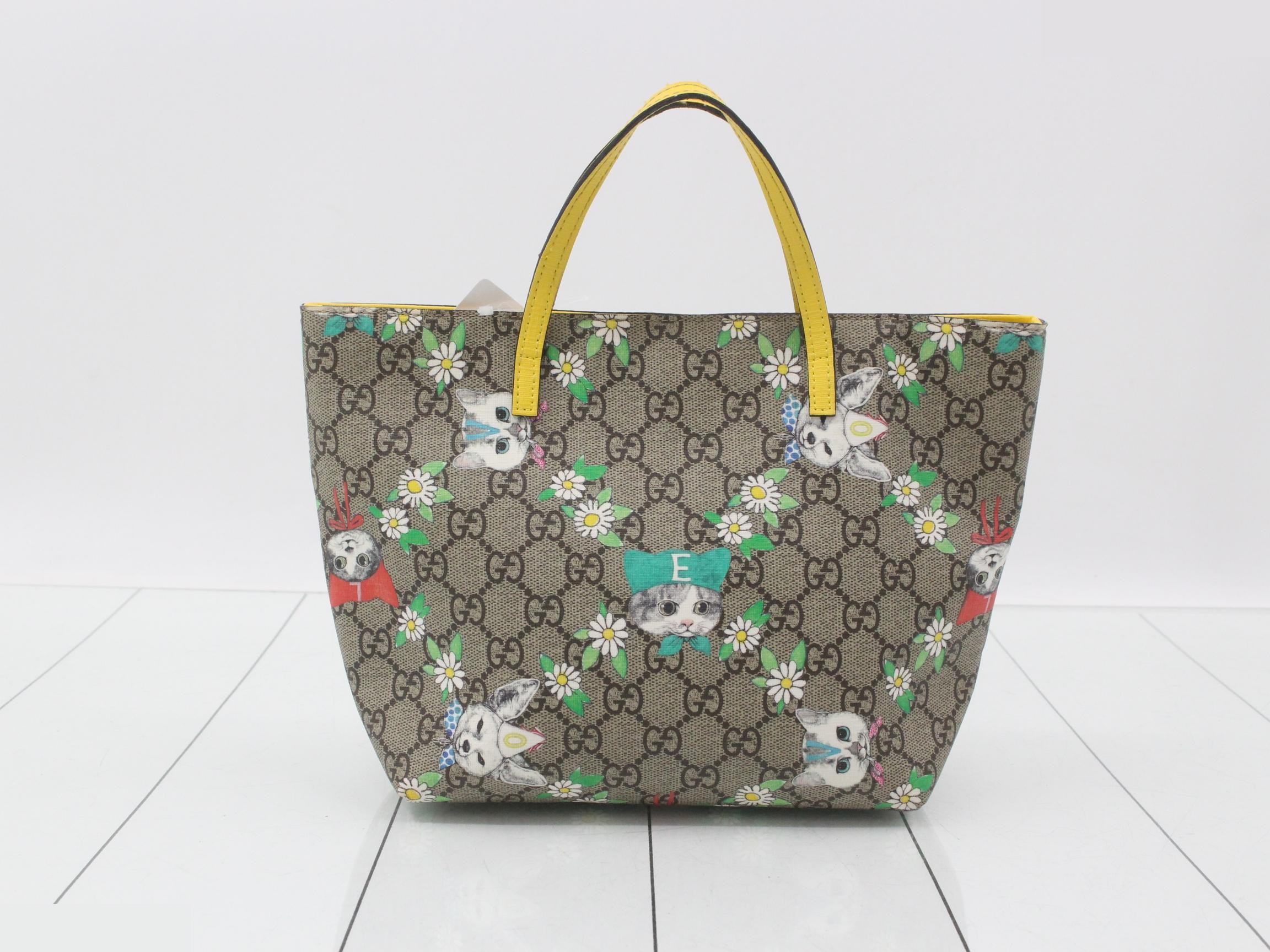 Supreme tote bag, yellow, by Yuko Higuchi, children's. — view 2