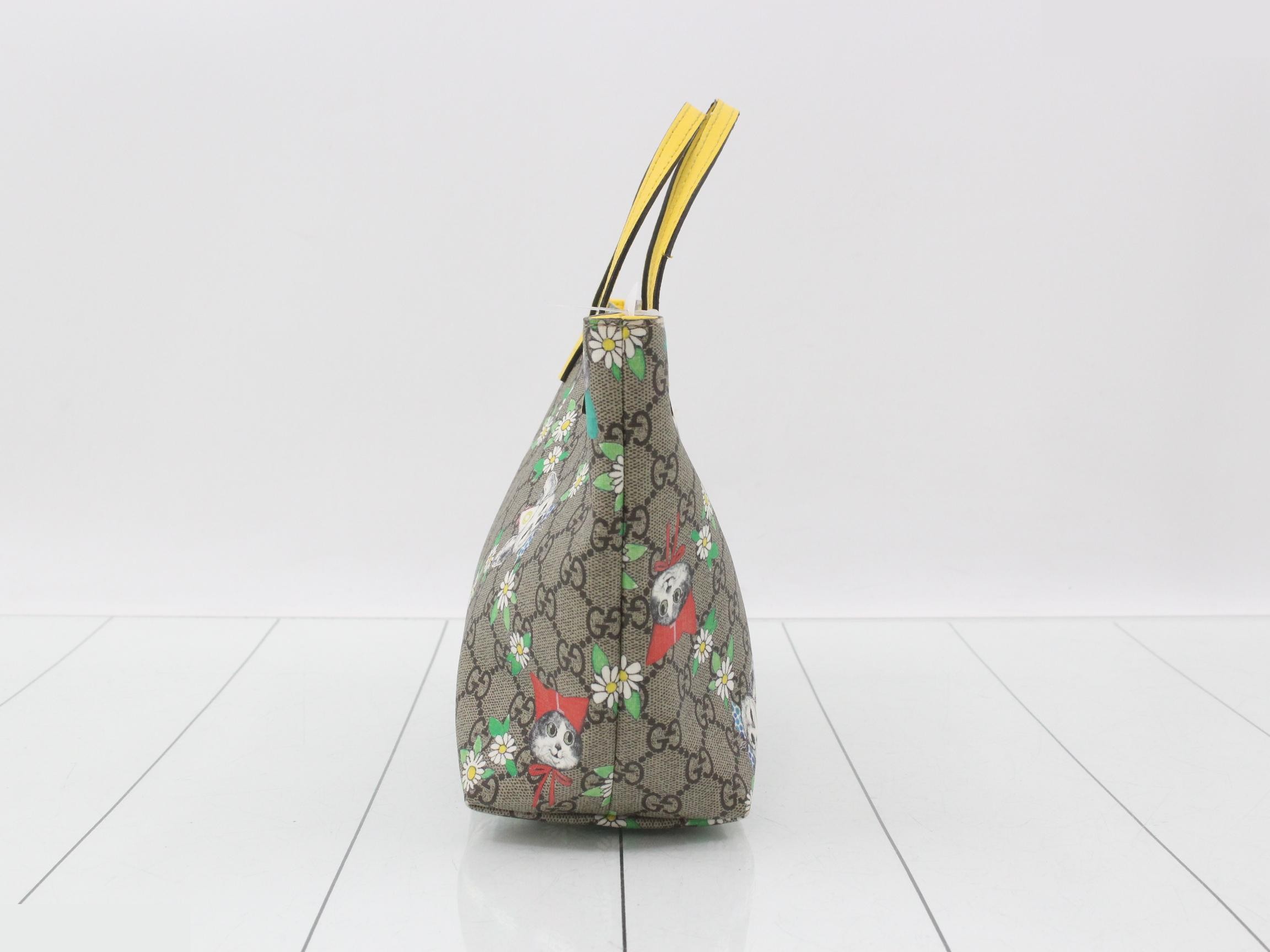 Supreme tote bag, yellow, by Yuko Higuchi, children's. — view 3