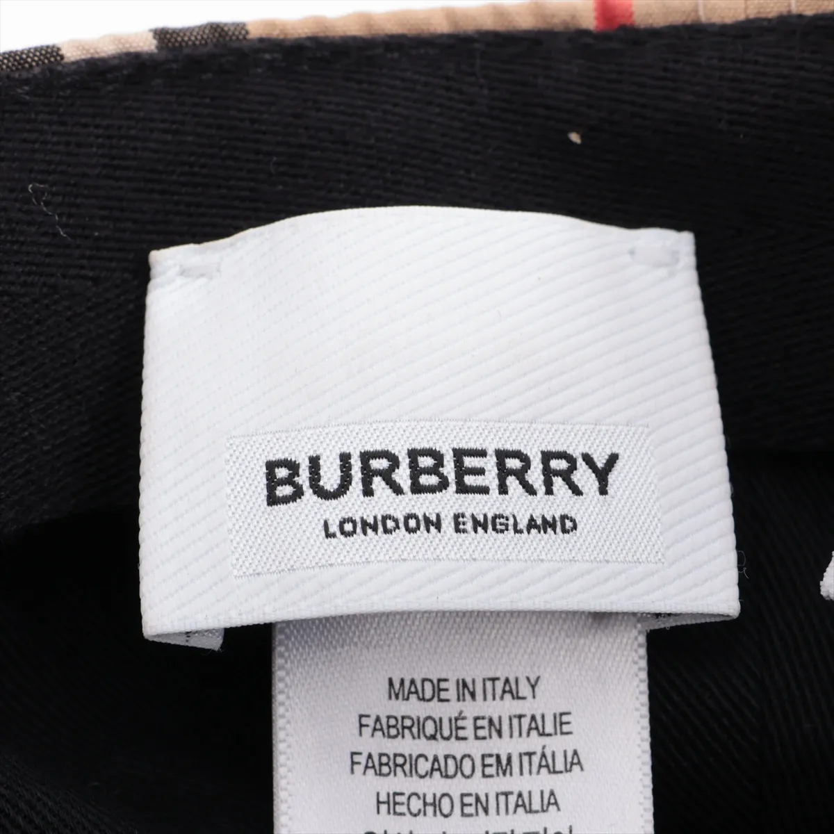 TB logo cap, size S, cotton, beige. Shows signs of wear, — view 5