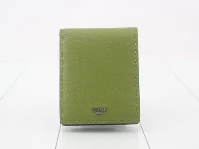 Selleria Bi-fold Wallet, Moss Green
