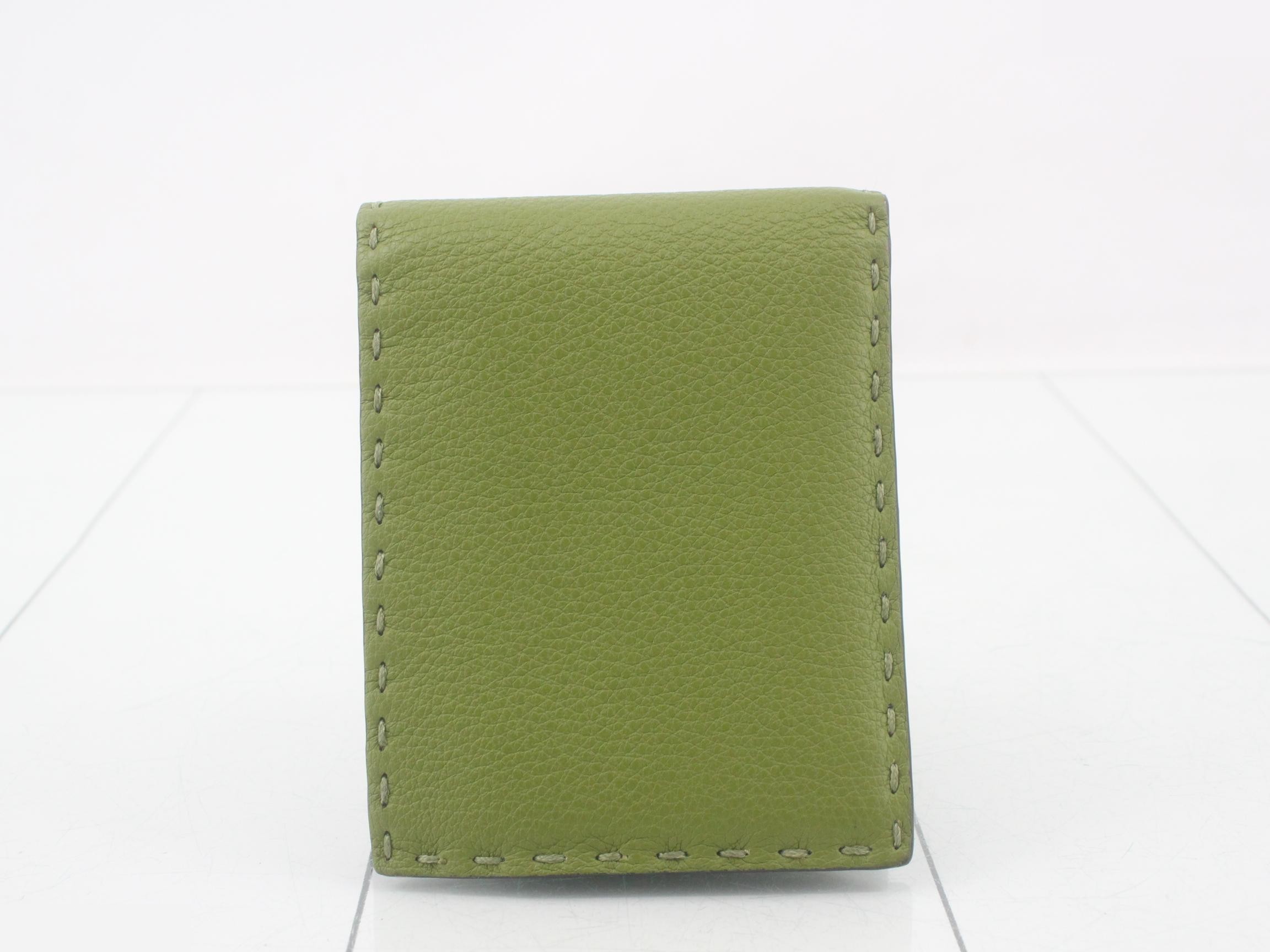 Selleria Bi-fold Wallet, Moss Green — view 2