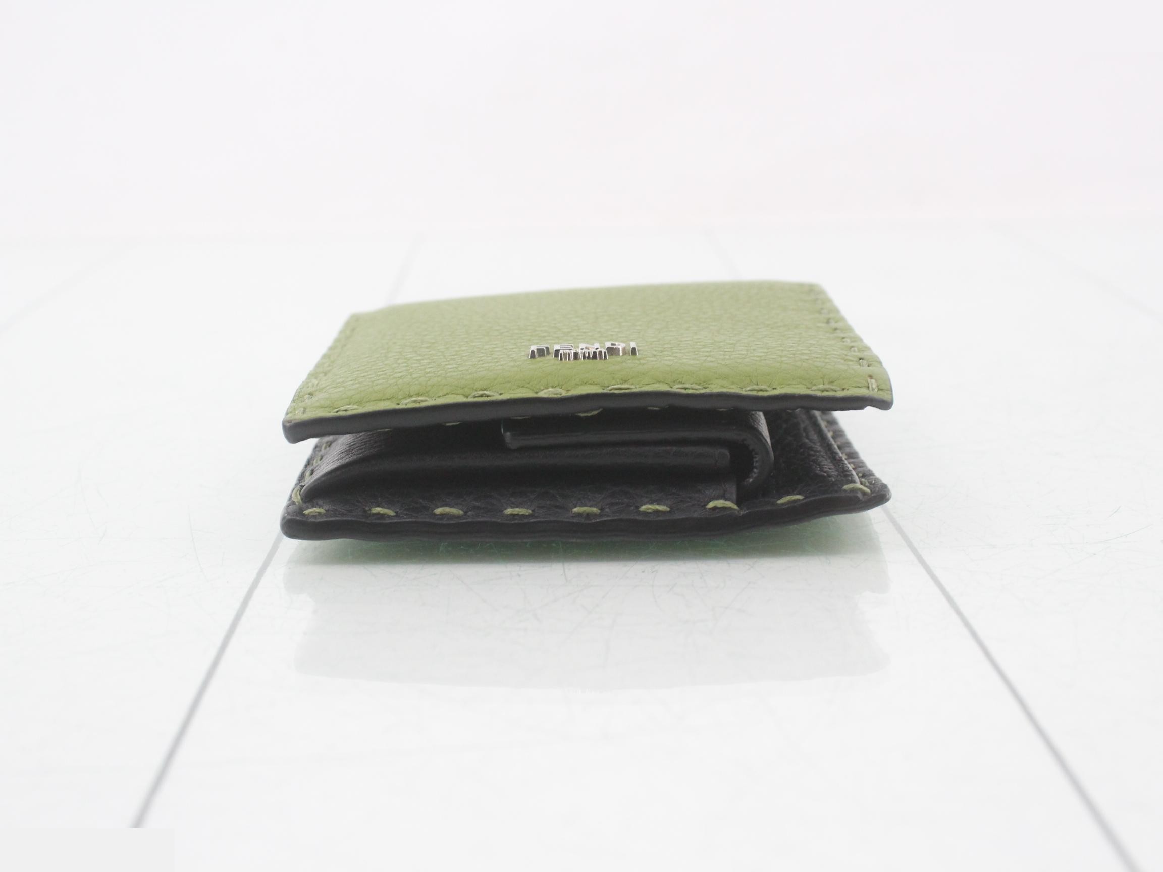 Selleria Bi-fold Wallet, Moss Green — view 3