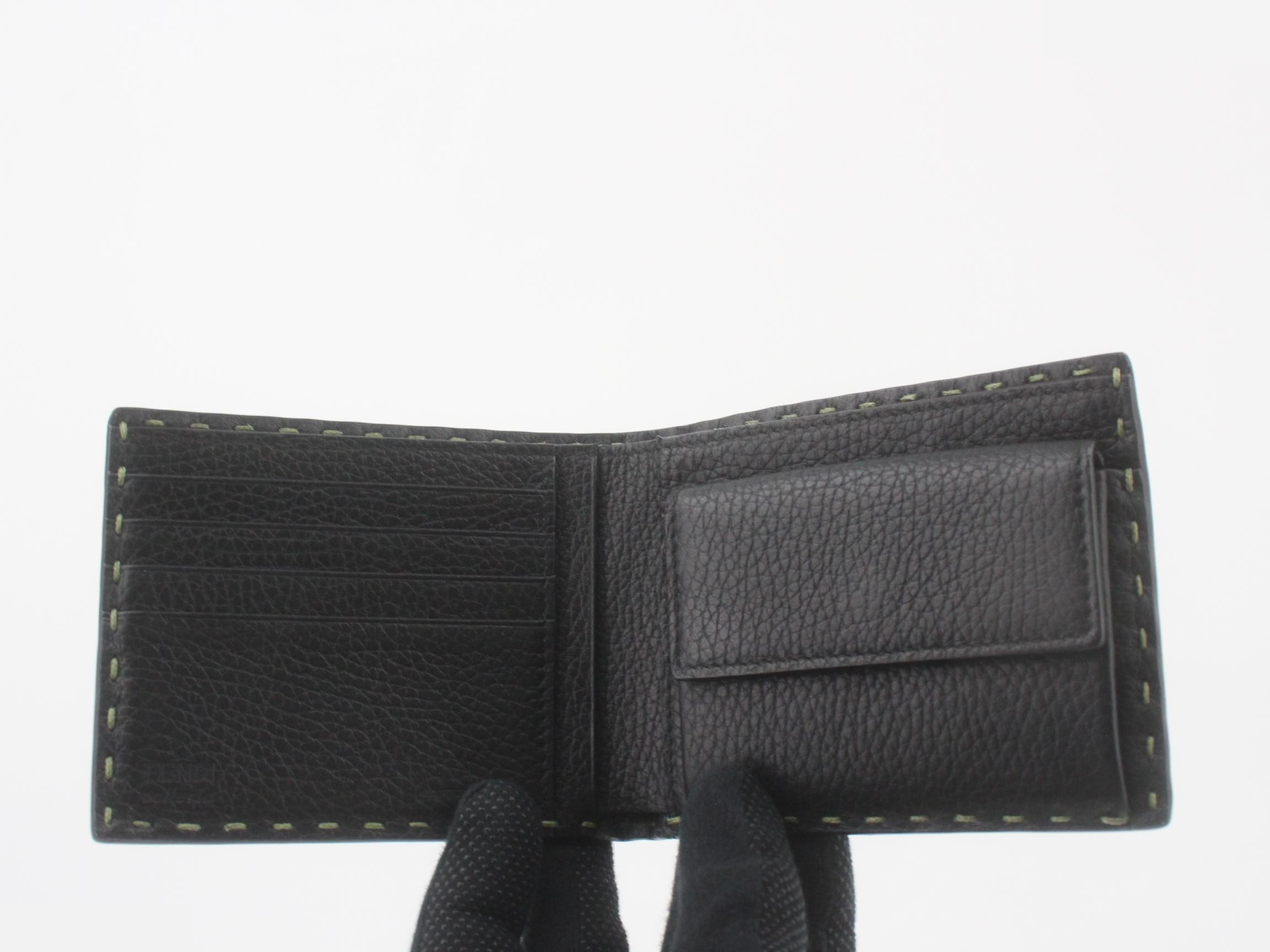 Selleria Bi-fold Wallet, Moss Green — view 4