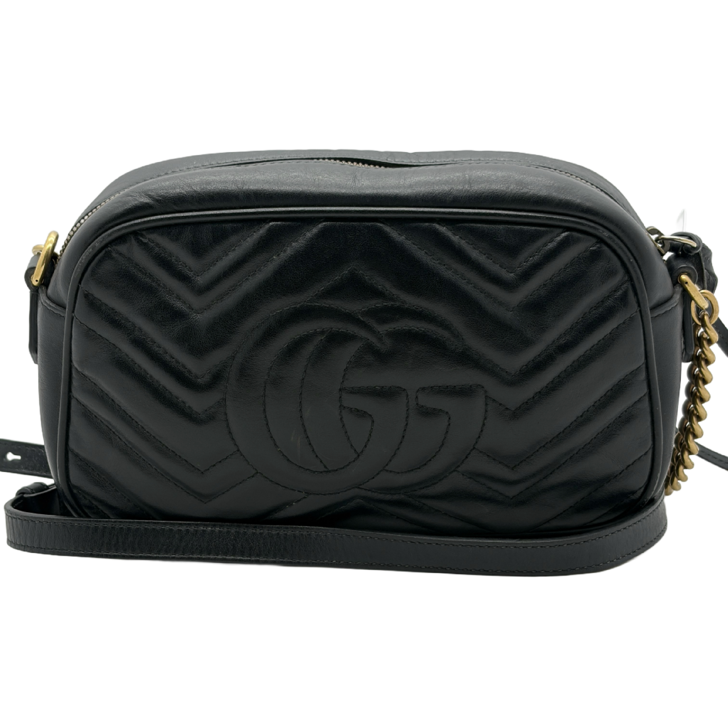 GG Marmont Camera Bag, Black Shoulder Bag — view 2