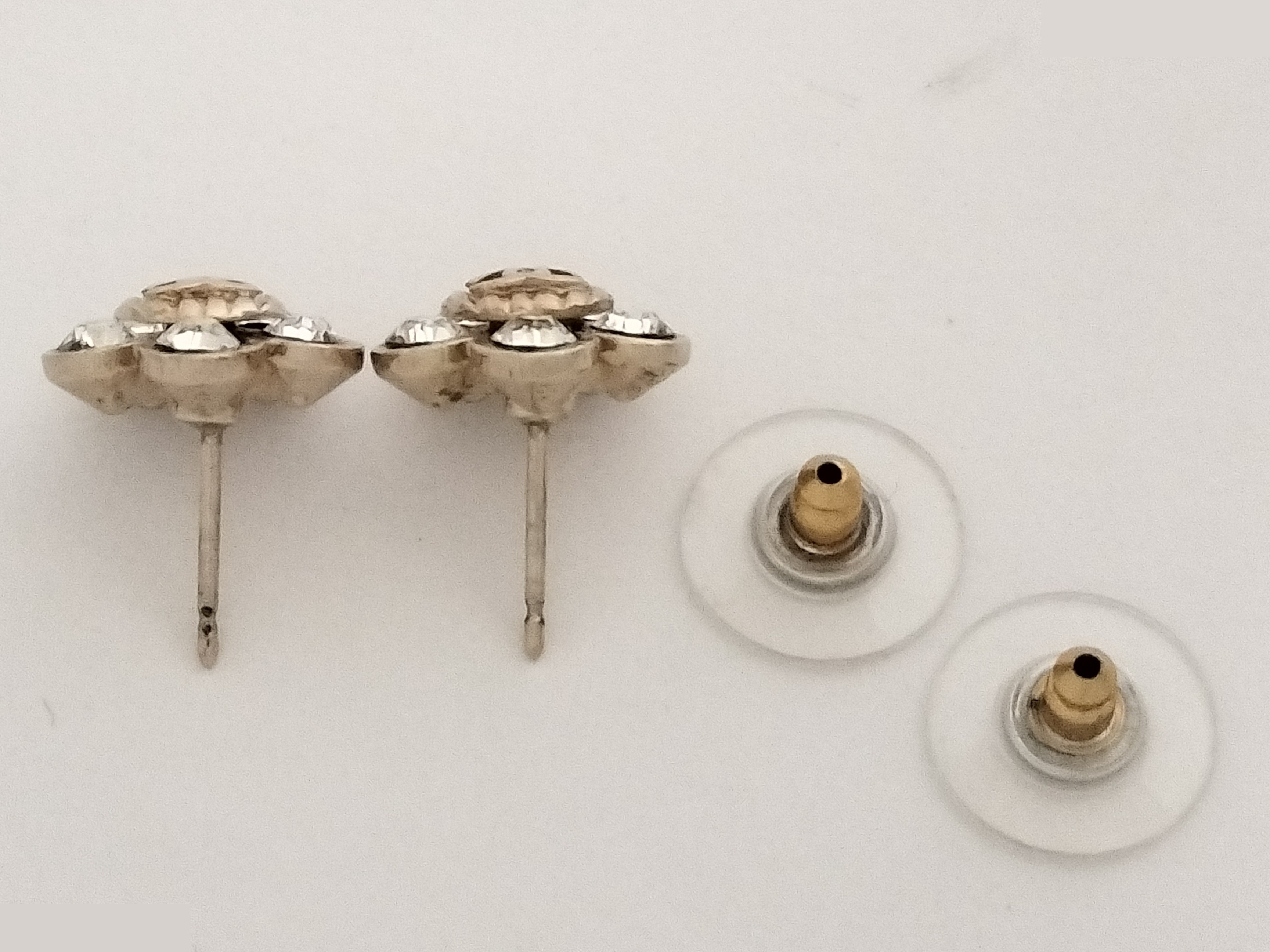 Coco Camellia Gold Earrings — view 2