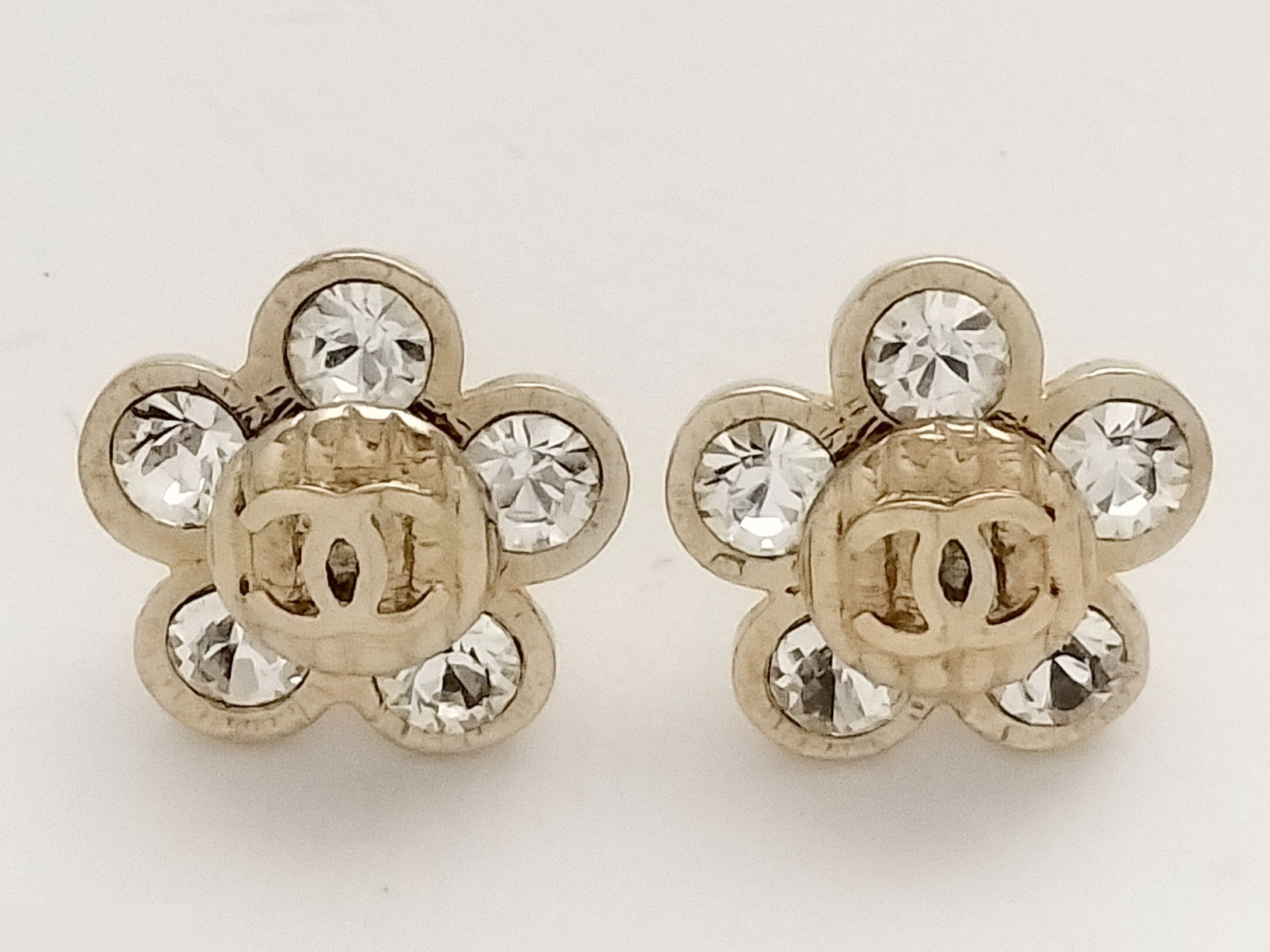 Coco Camellia Gold Earrings — view 5