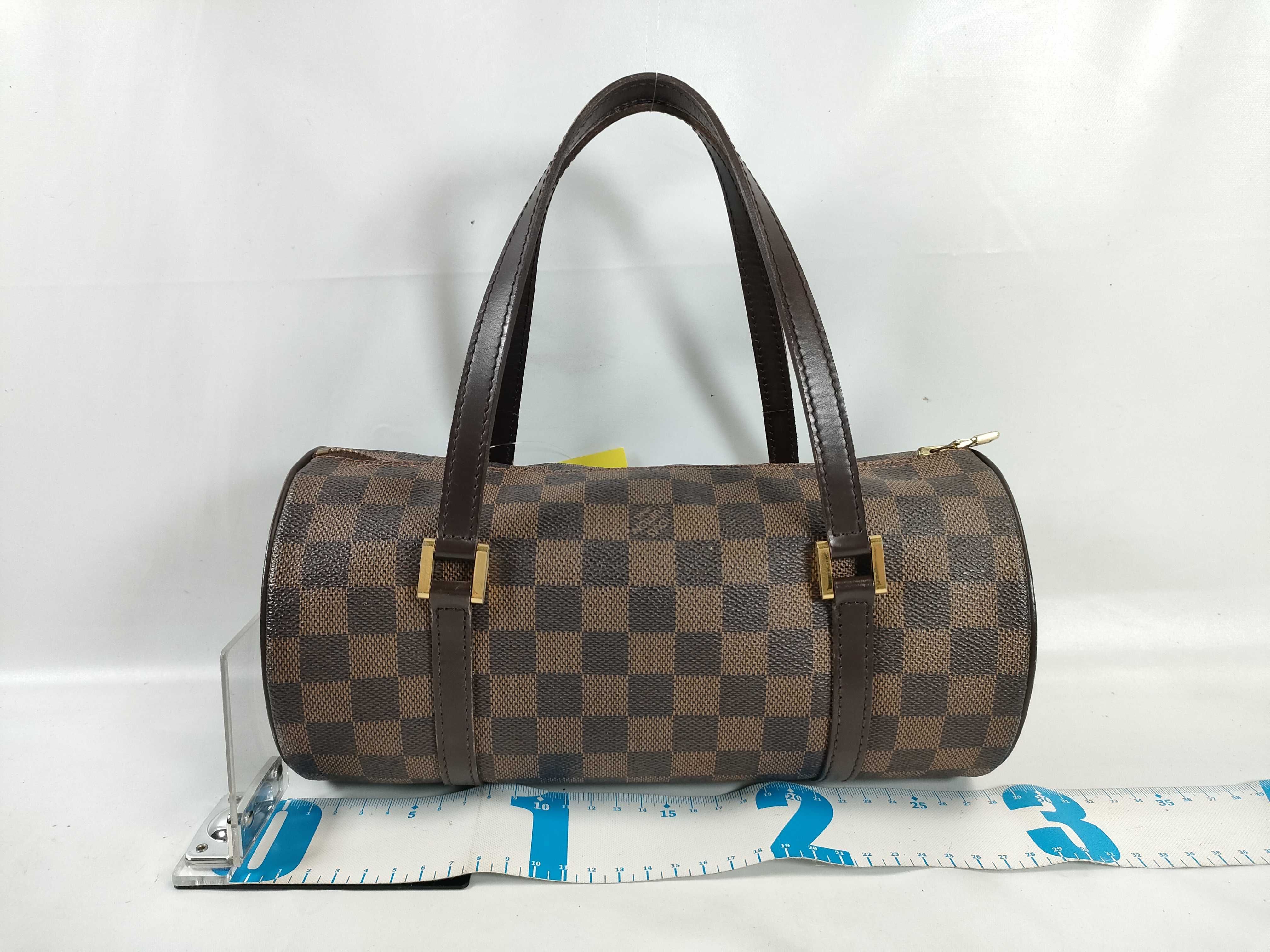 Damier Papillon Damier Ebene Papillon Handbag with Pouch — view 2