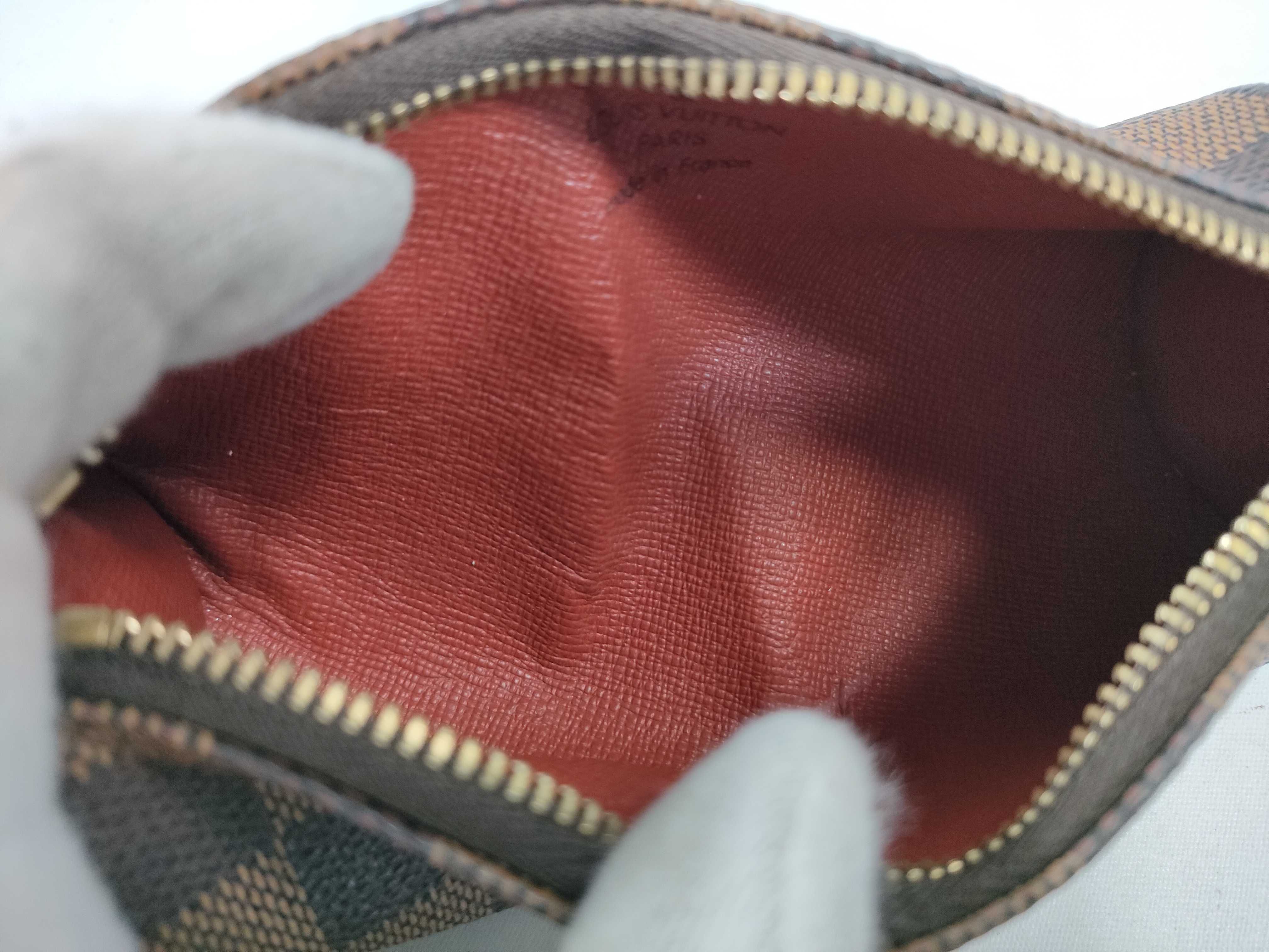 Damier Papillon Damier Ebene Papillon Handbag with Pouch — view 13