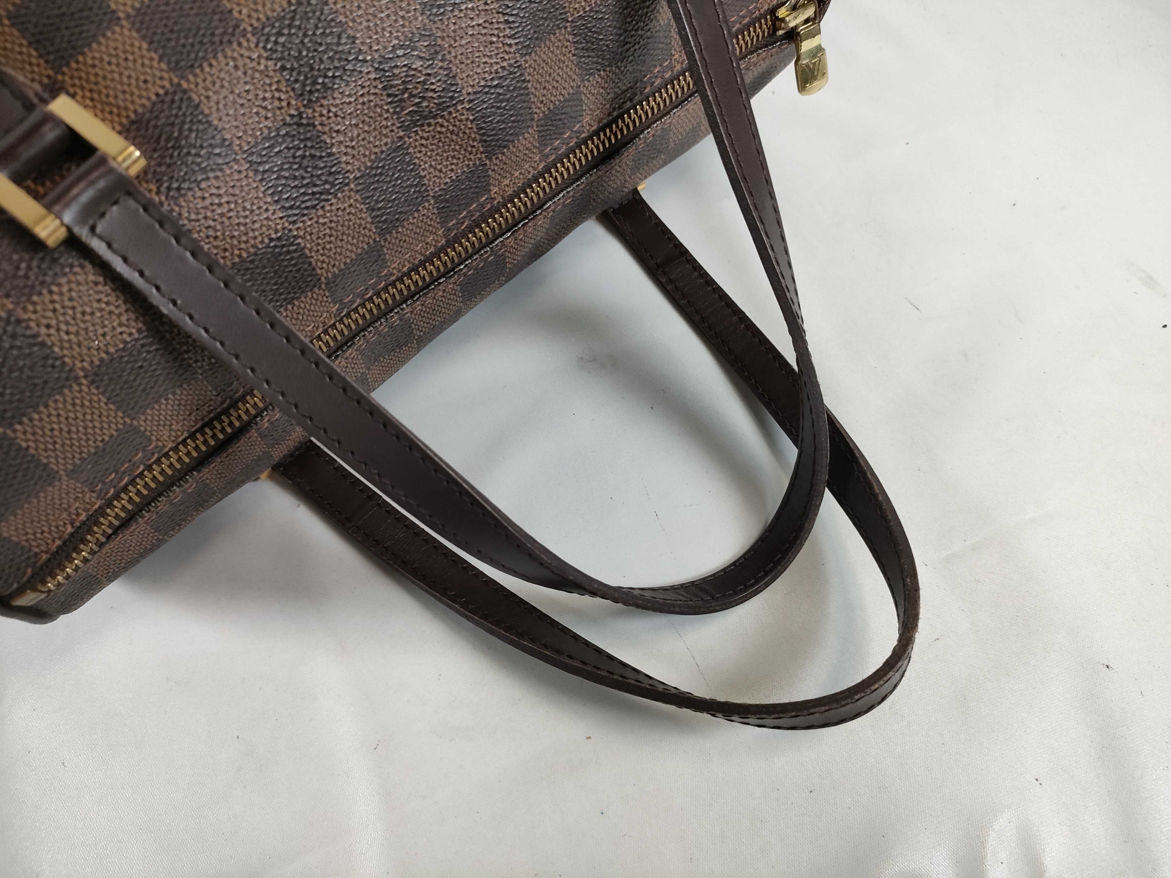 Damier Papillon Damier Ebene Papillon Handbag with Pouch — view 3