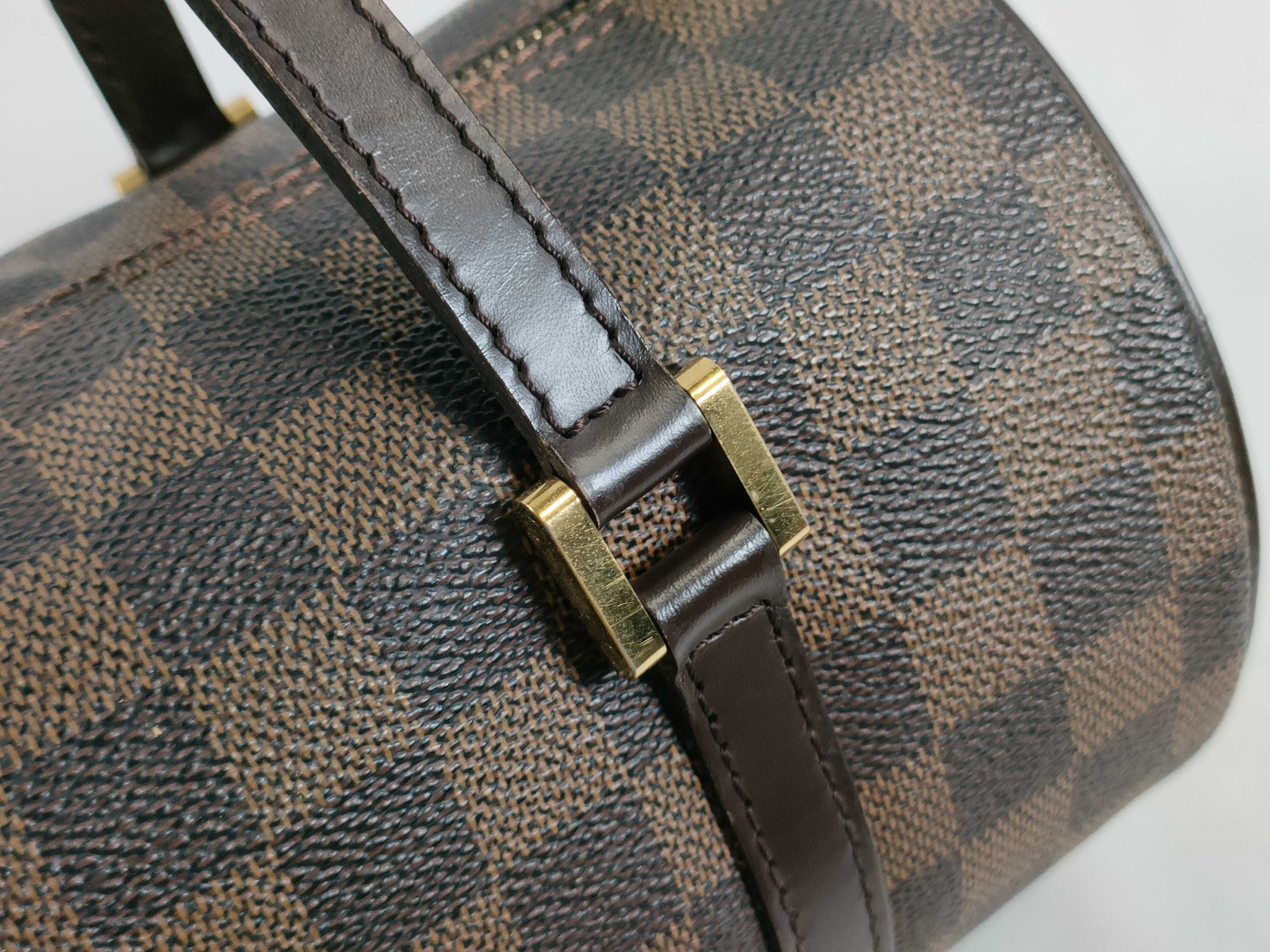 Damier Papillon Damier Ebene Papillon Handbag with Pouch — view 5