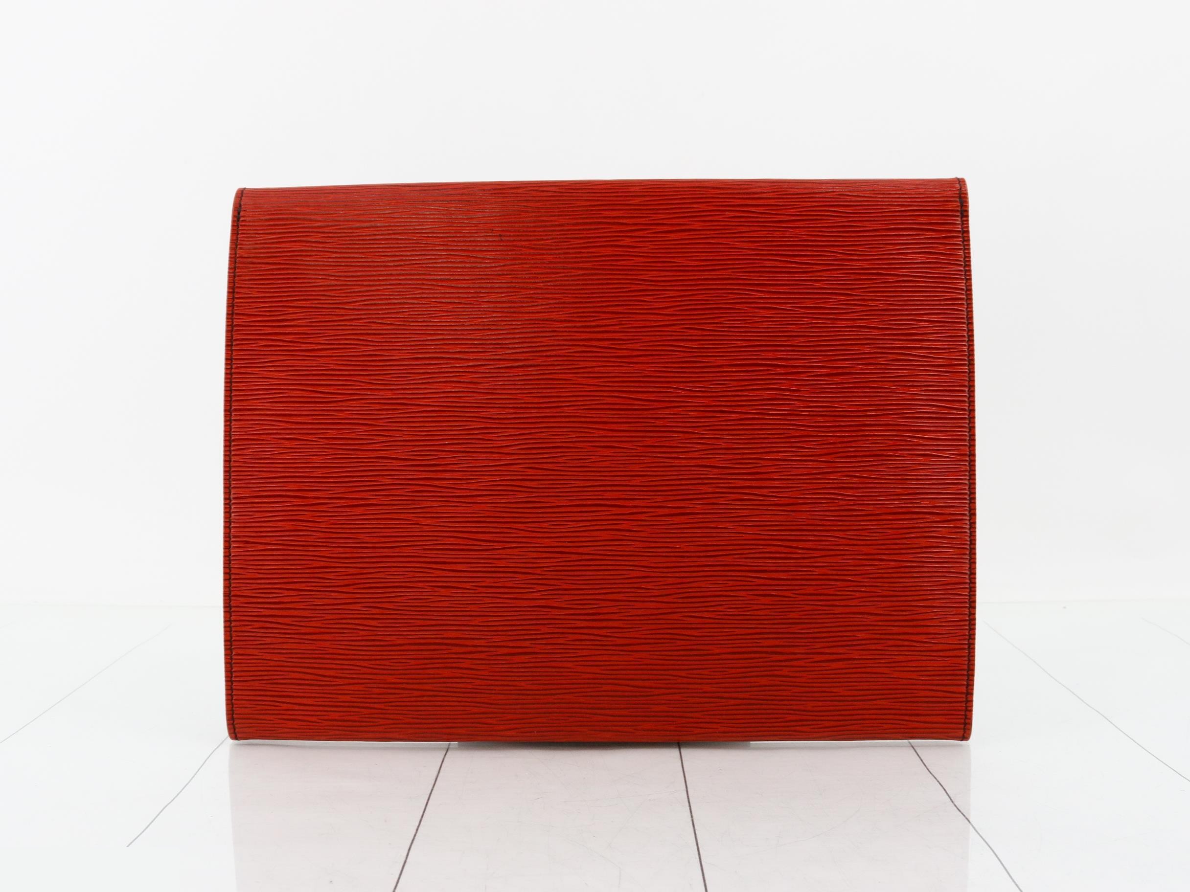 IENA Clutch Bag, Red — view 2