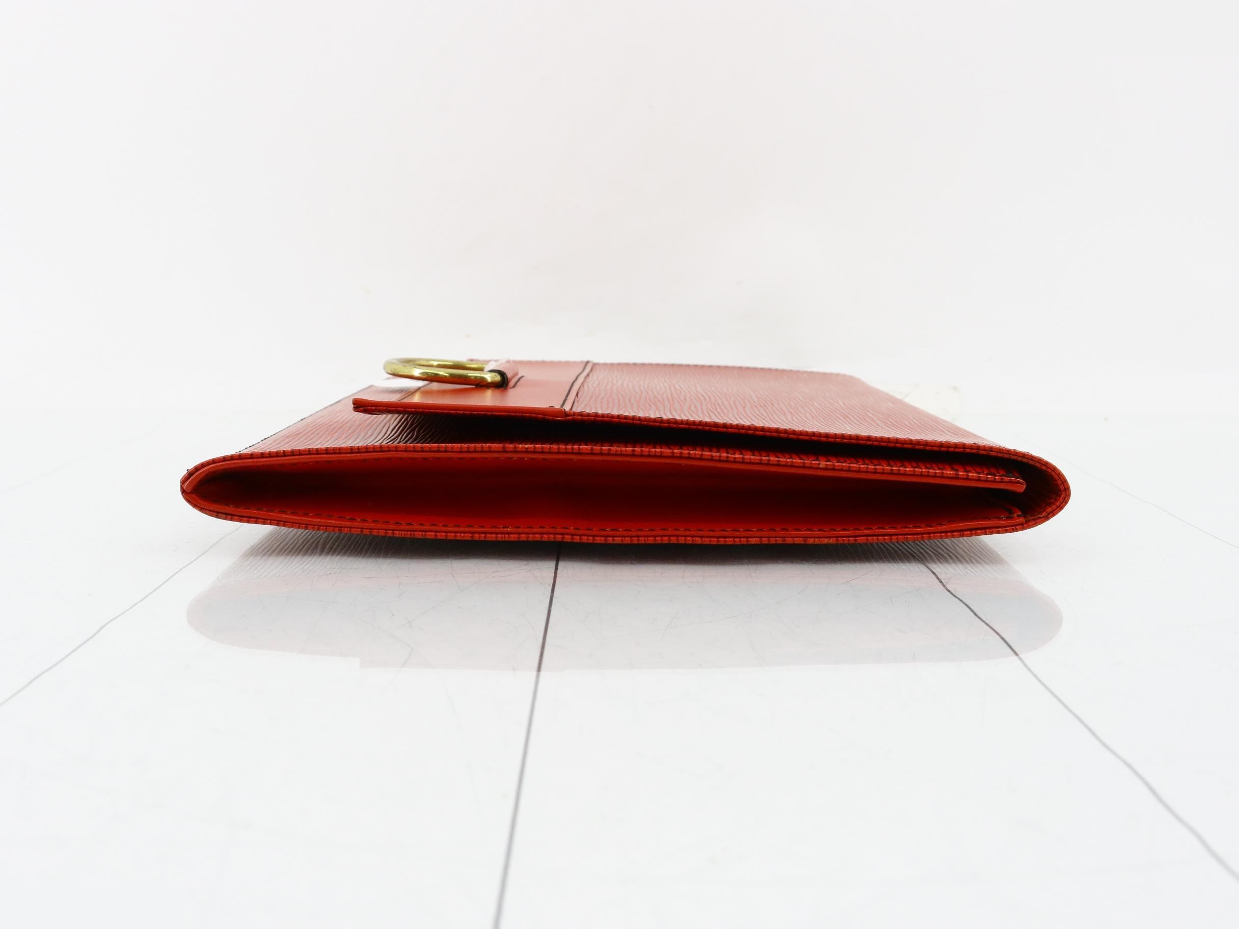 IENA Clutch Bag, Red — view 3