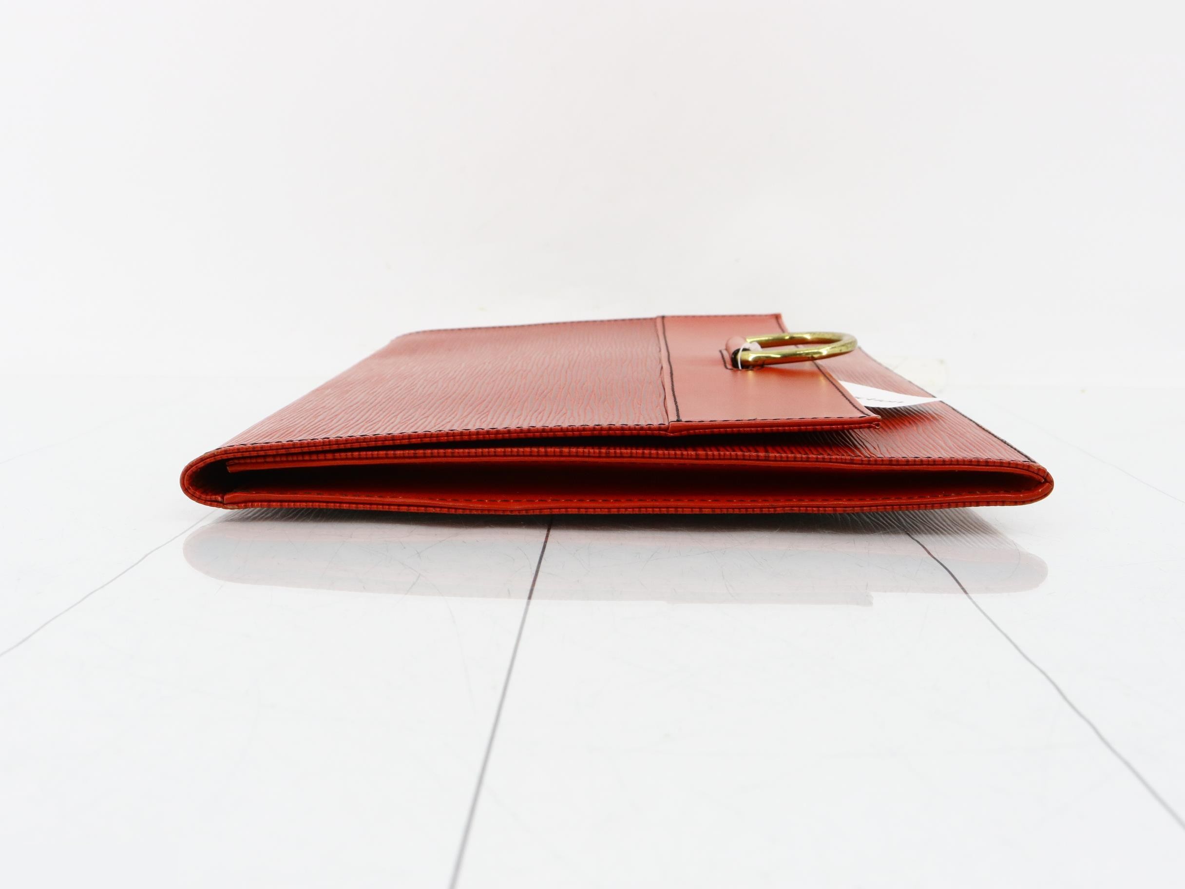 IENA Clutch Bag, Red — view 4