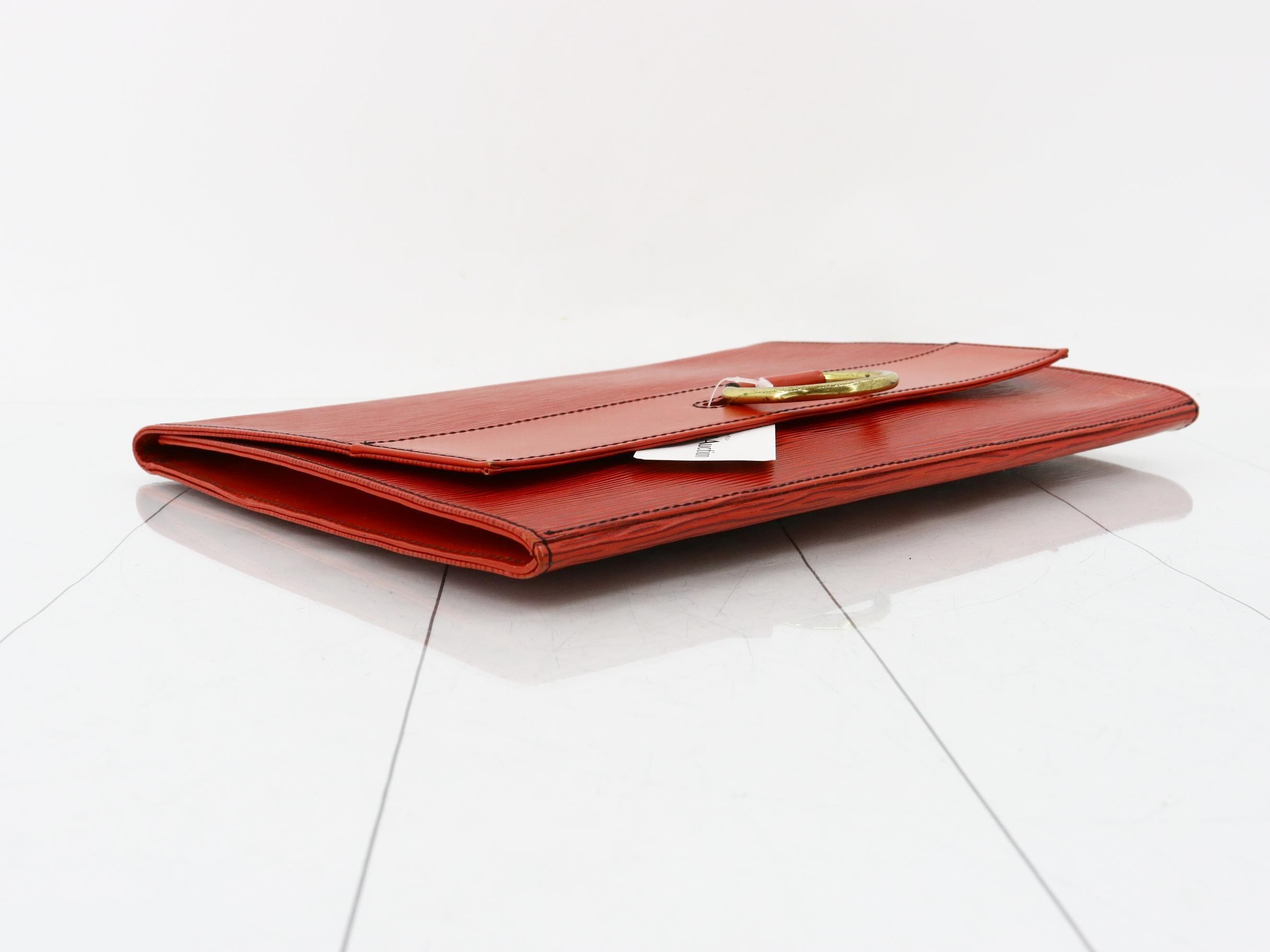 IENA Clutch Bag, Red — view 5