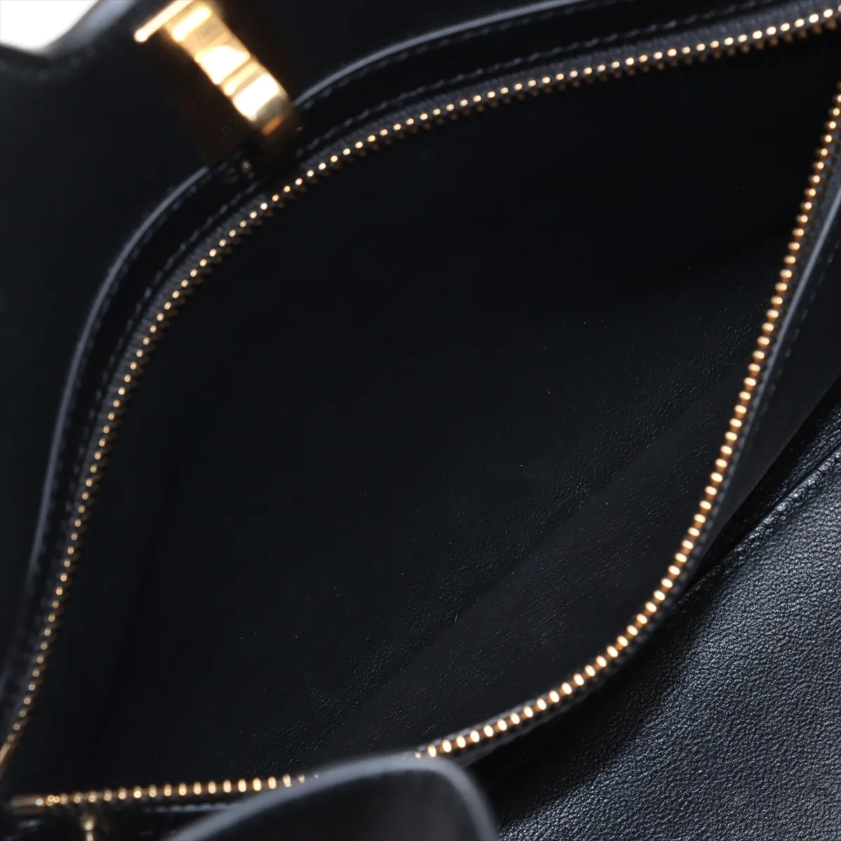 Hippo 16 Saise Leather Tote Bag Black — view 8