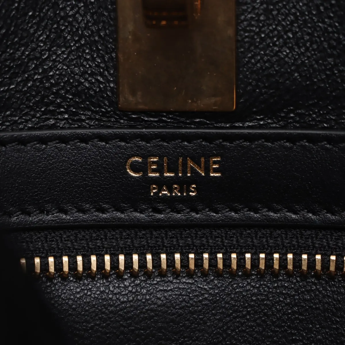 Hippo 16 Saise Leather Tote Bag Black — view 9