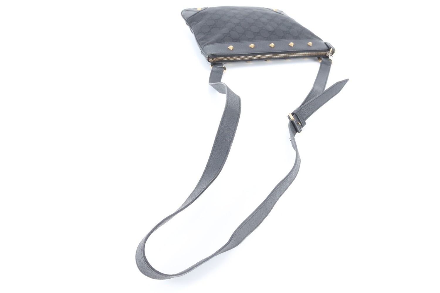 GG Canvas Studs 120893 Leather Shoulder Bag — view 2