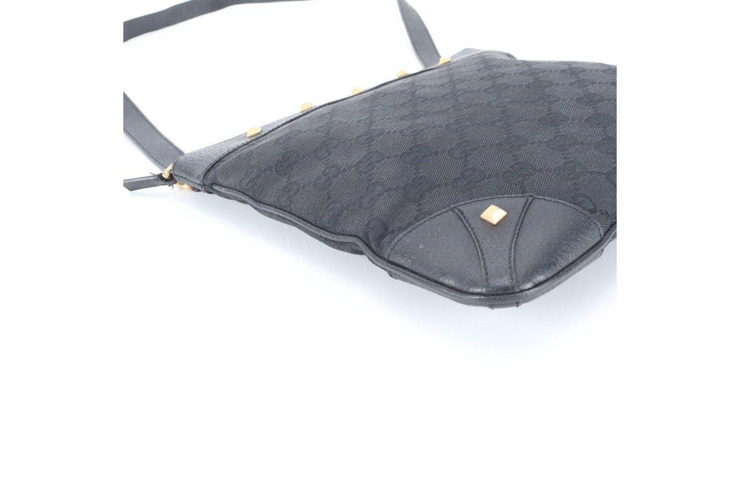 GG Canvas Studs 120893 Leather Shoulder Bag — view 6