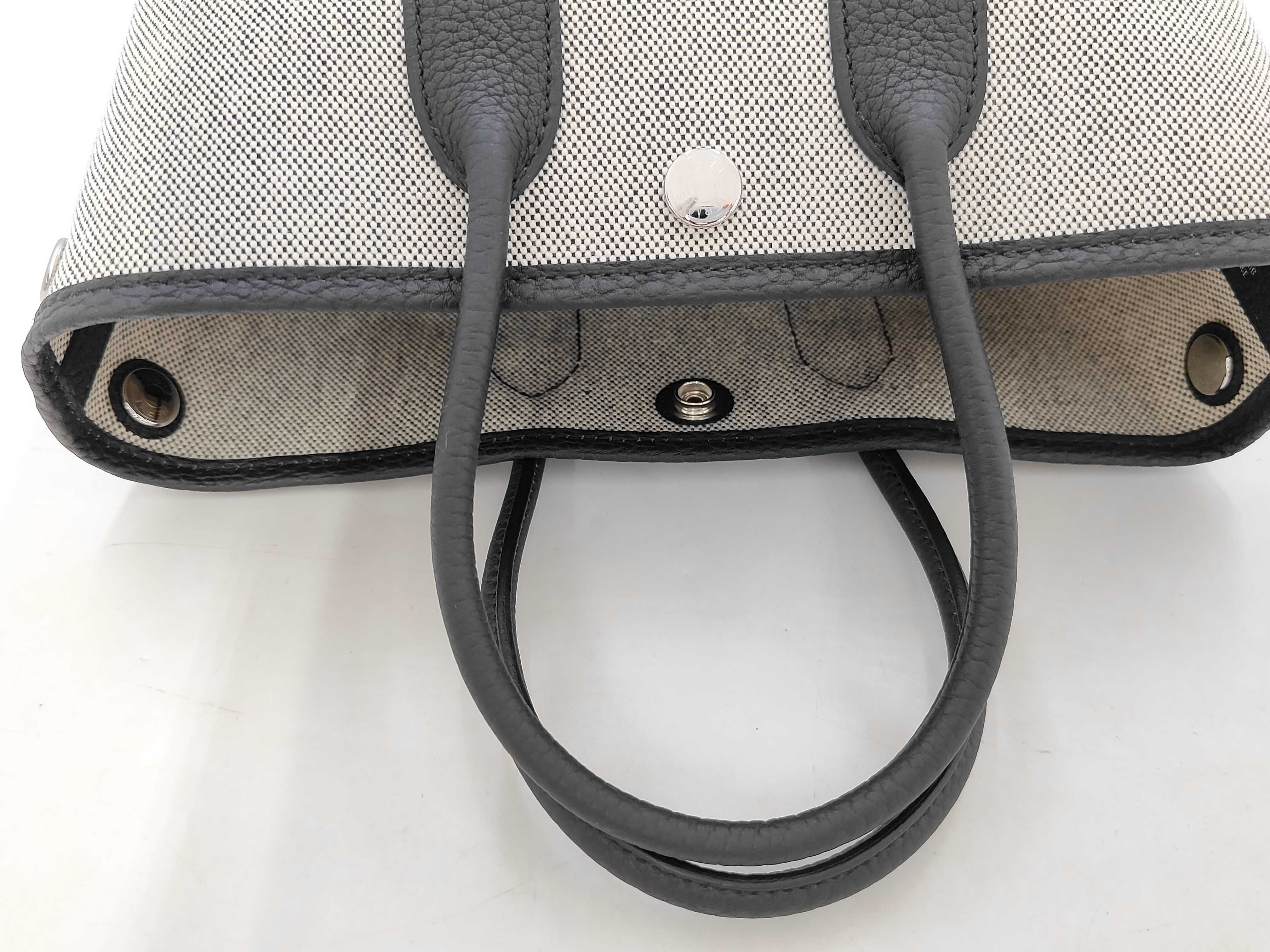 Neo Garden 23 Toile/Negonda Ecru/Black Handbag (G stamp) — view 5