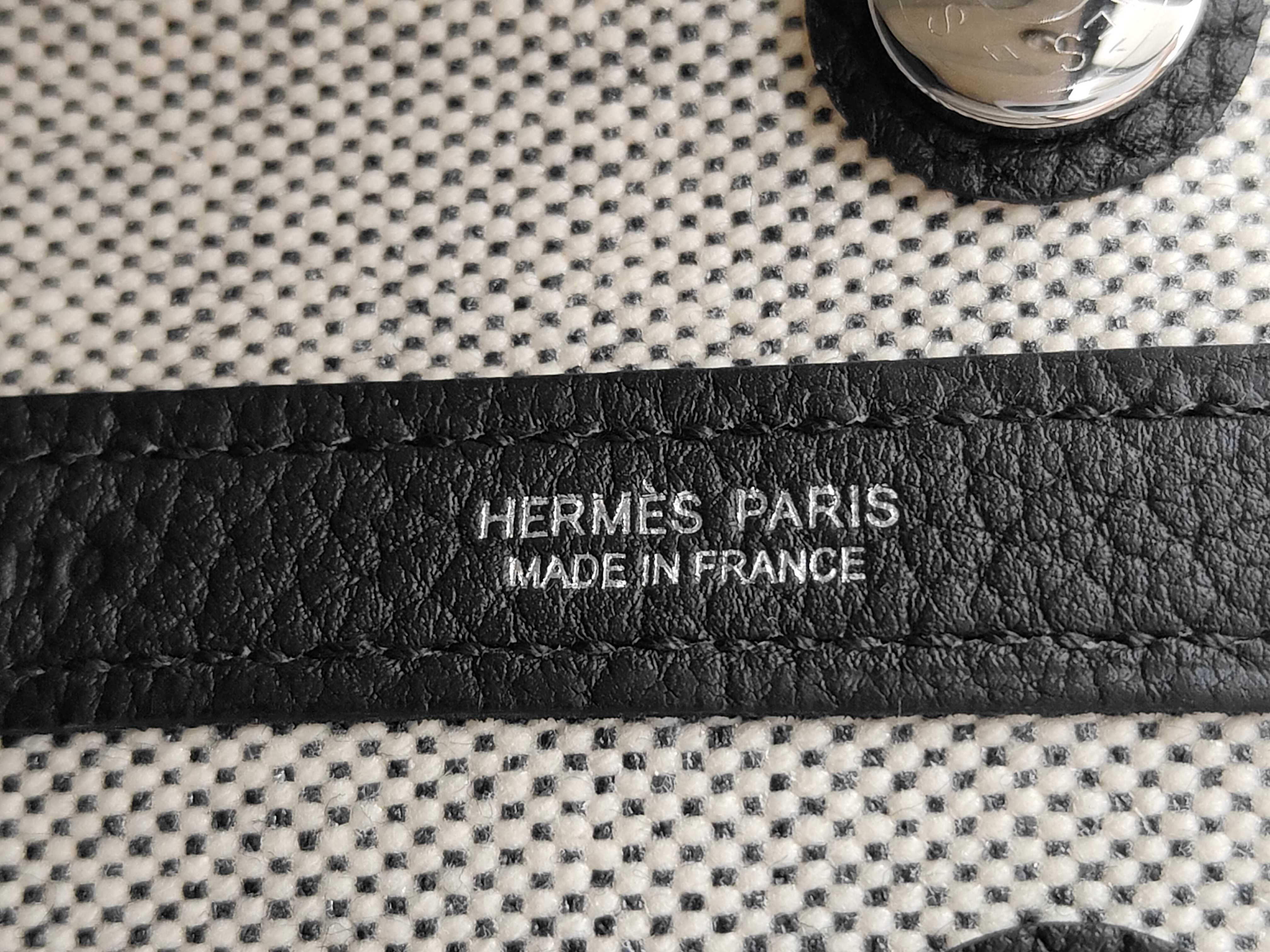 Neo Garden 23 Toile/Negonda Ecru/Black Handbag (G stamp) — view 10
