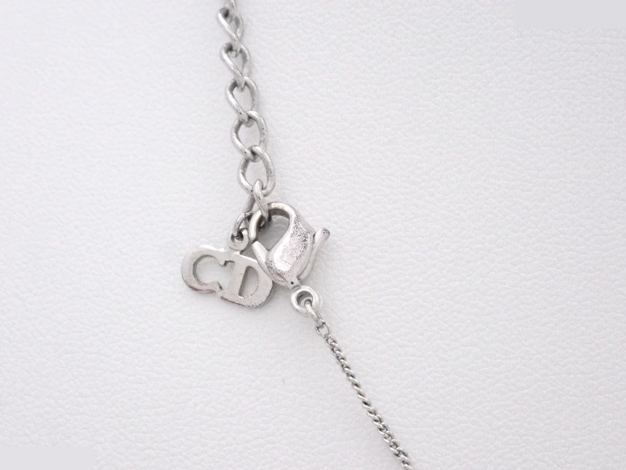 CD Necklace Faux Pearl — view 2
