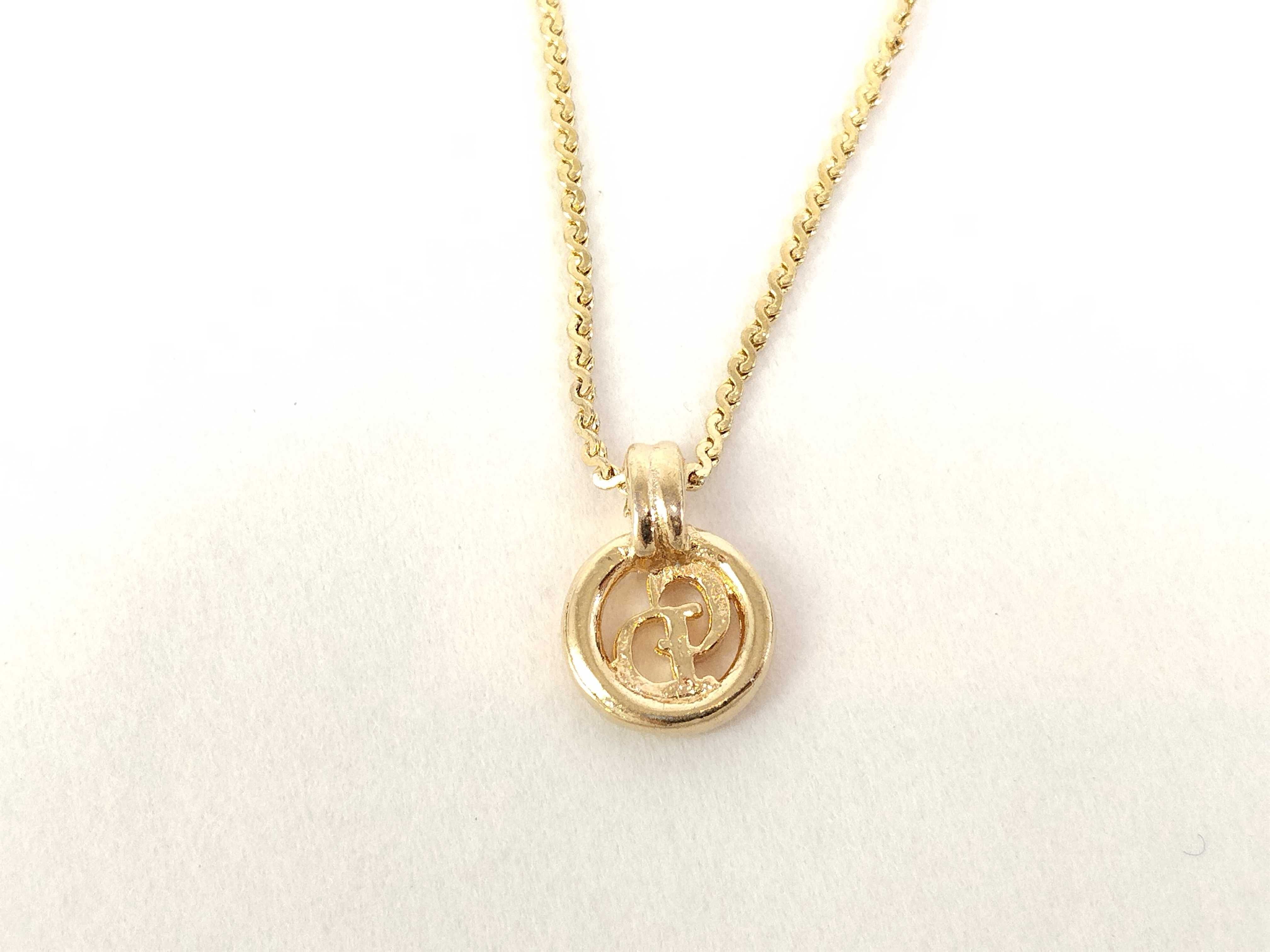 Circle CD Necklace — view 2