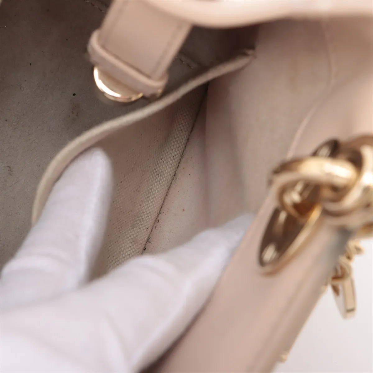 Macro Cannage Lady 95.22 Leather 2WAY Handbag Pink — view 11