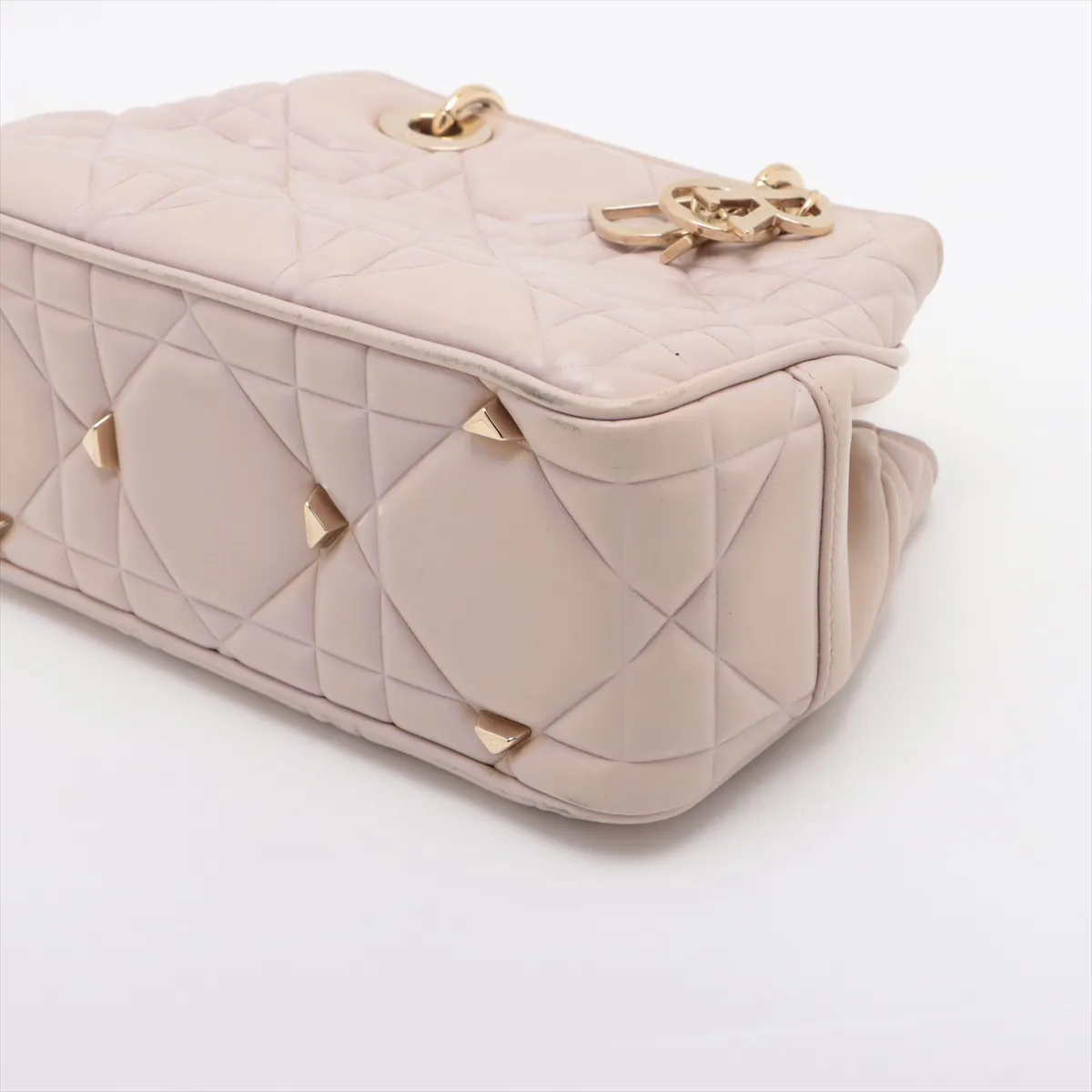 Macro Cannage Lady 95.22 Leather 2WAY Handbag Pink — view 3