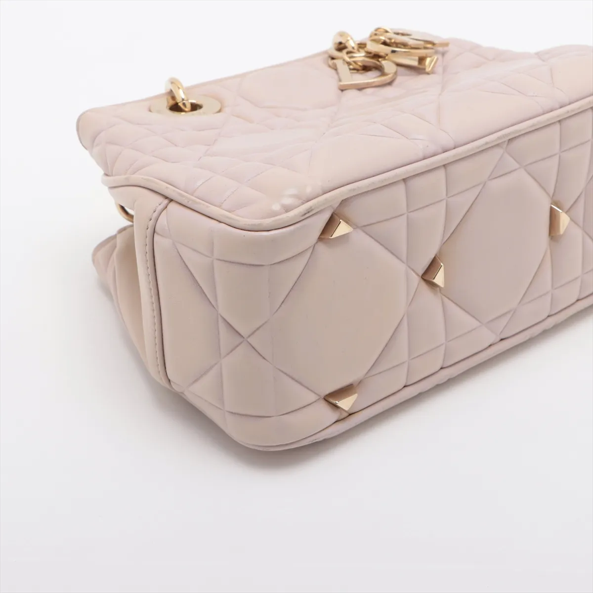 Macro Cannage Lady 95.22 Leather 2WAY Handbag Pink — view 4