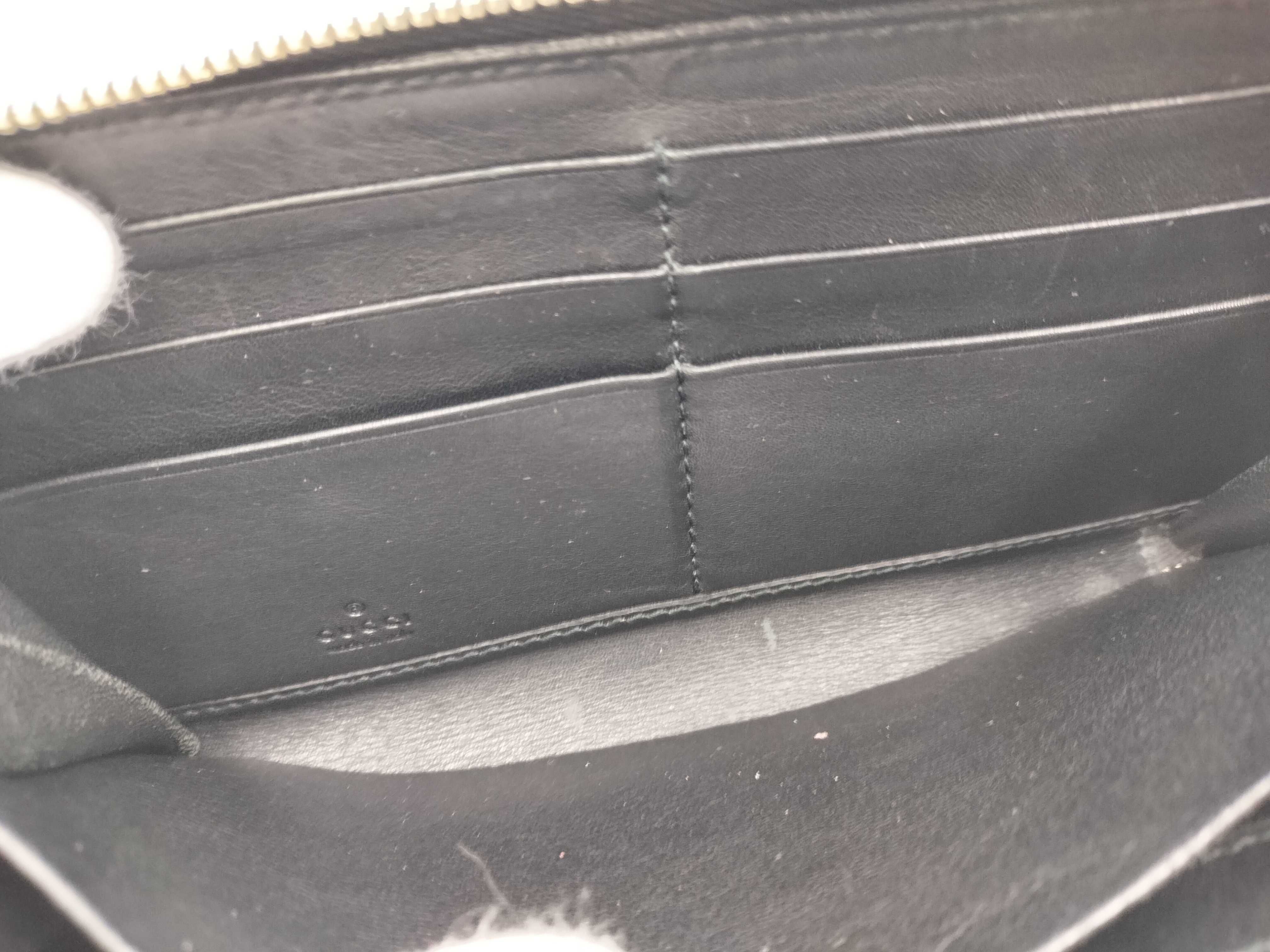 Bamboo Round Zip Long Wallet 224253 Black Wallet — view 13