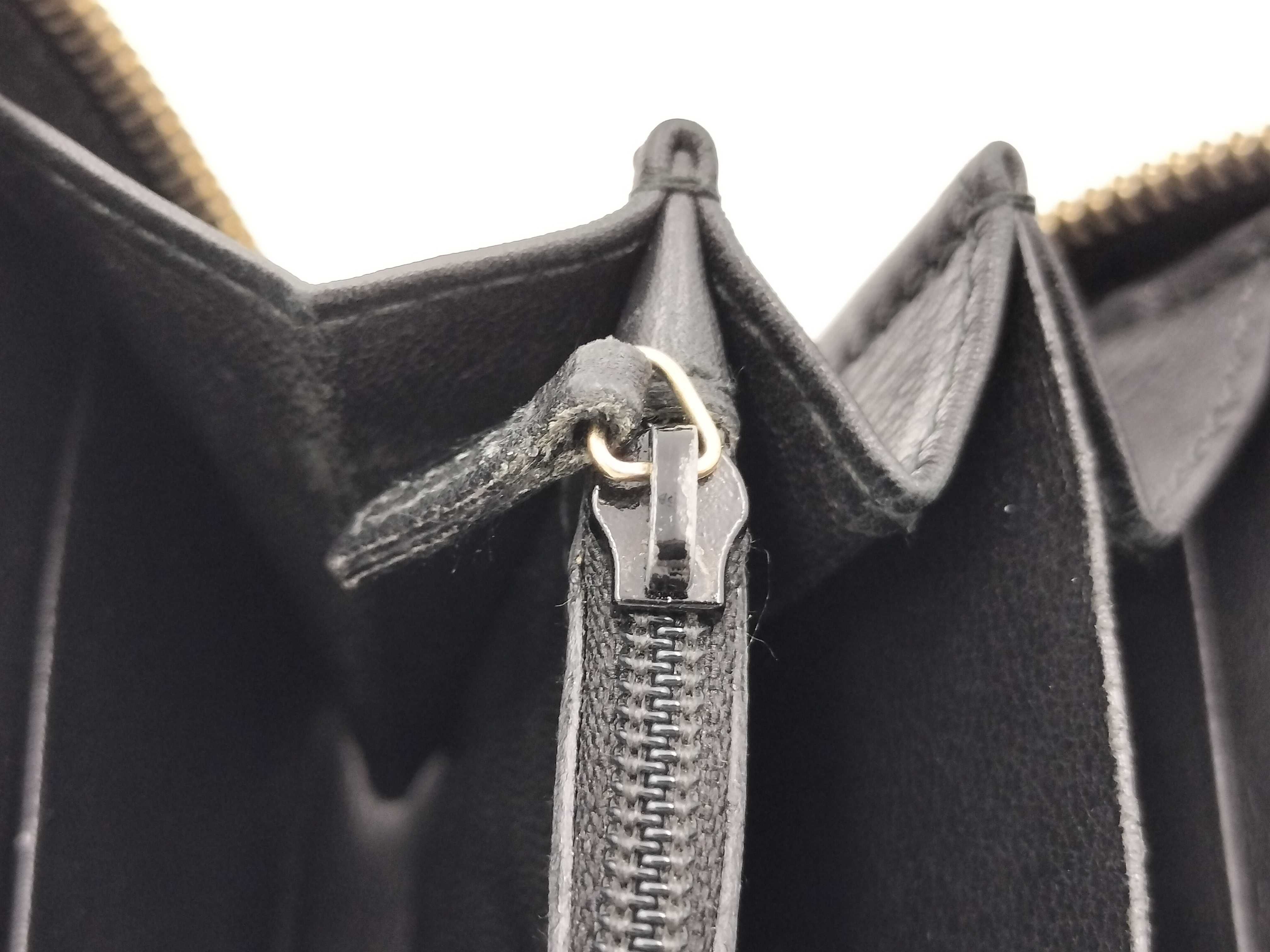 Bamboo Round Zip Long Wallet 224253 Black Wallet — view 10