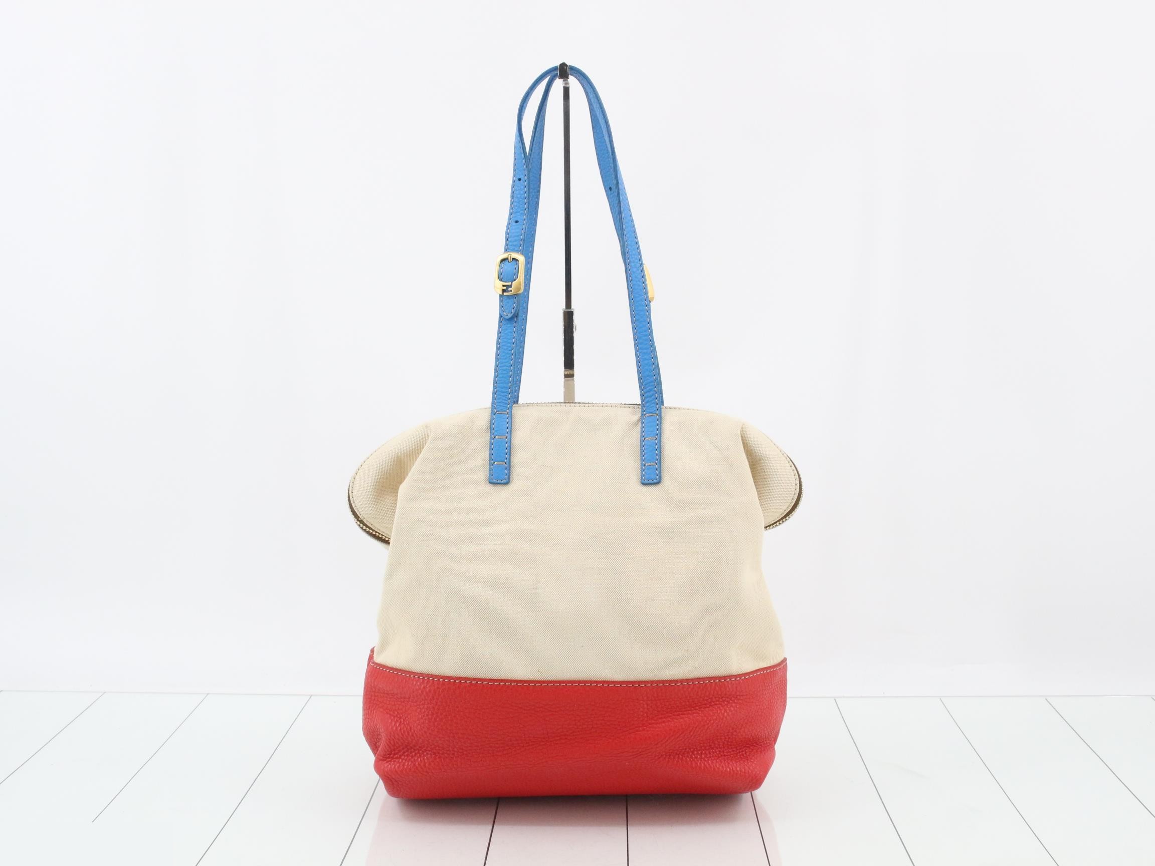 Selleria Tote Bag, Canvas, Natural x Multi — view 2