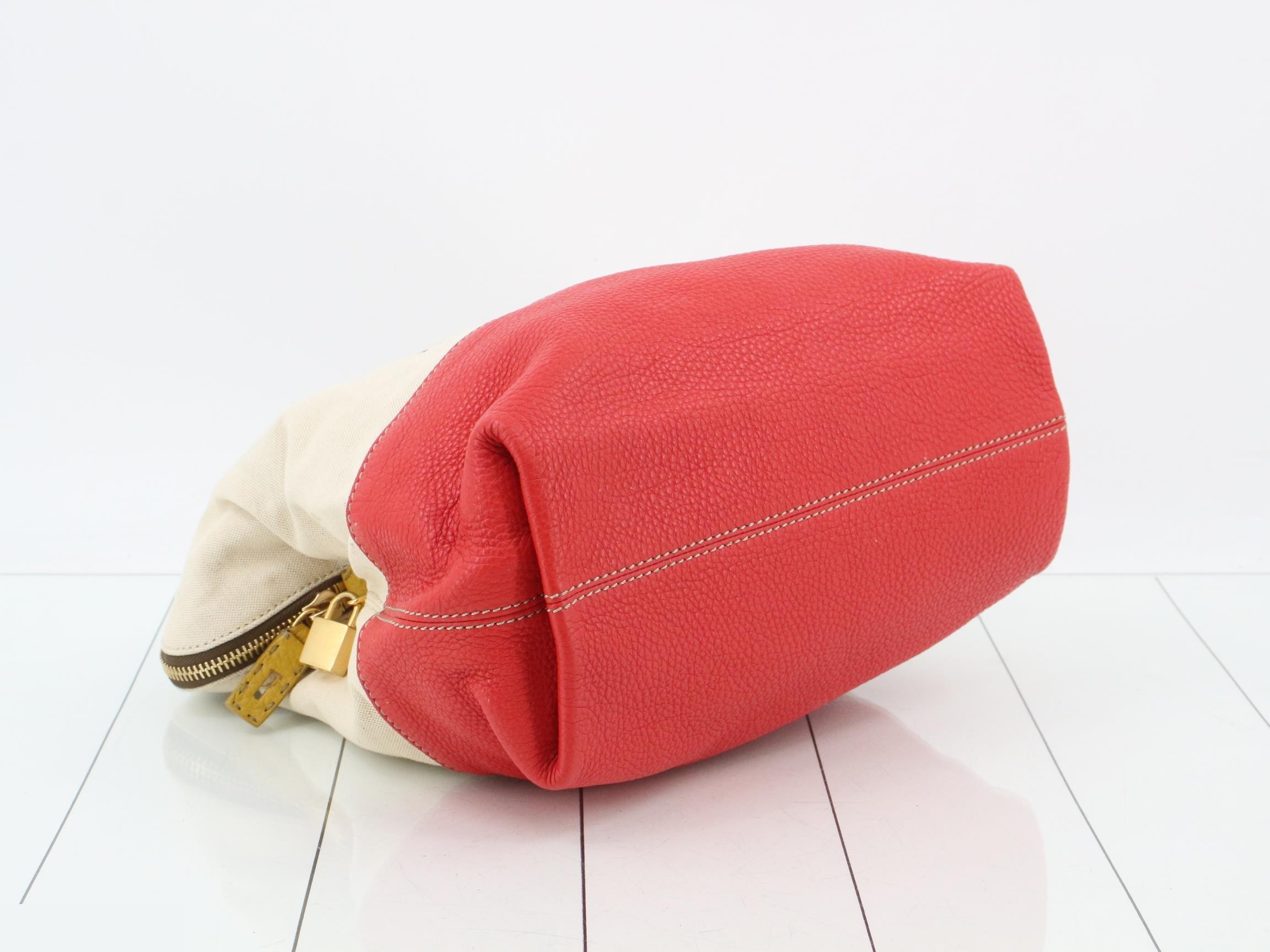 Selleria Tote Bag, Canvas, Natural x Multi — view 5