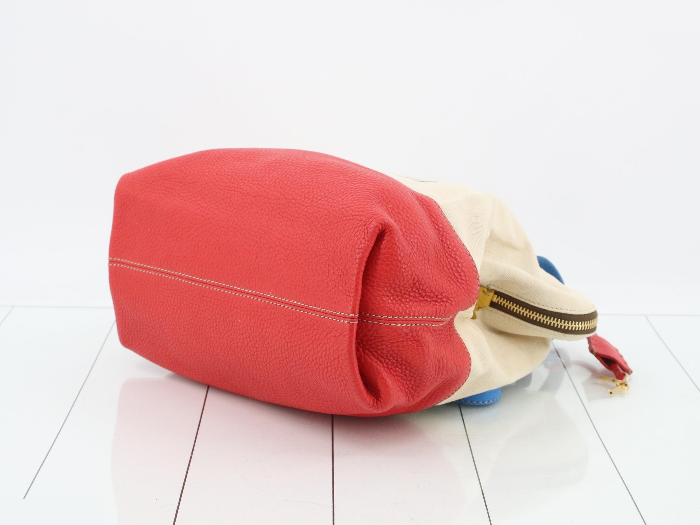 Selleria Tote Bag, Canvas, Natural x Multi — view 6
