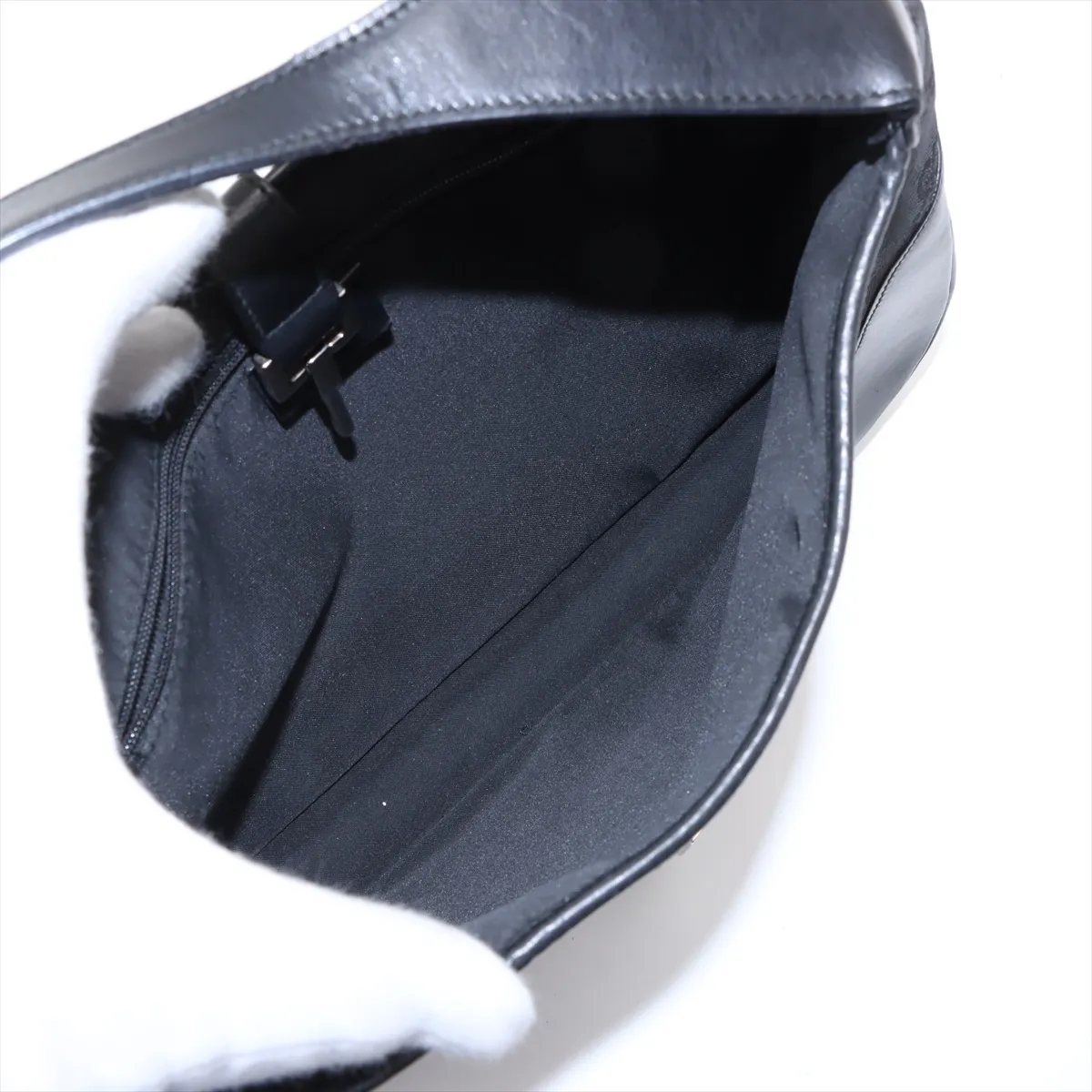 GG Canvas Jackie Canvas x Leather Shoulder Bag Black — view 7
