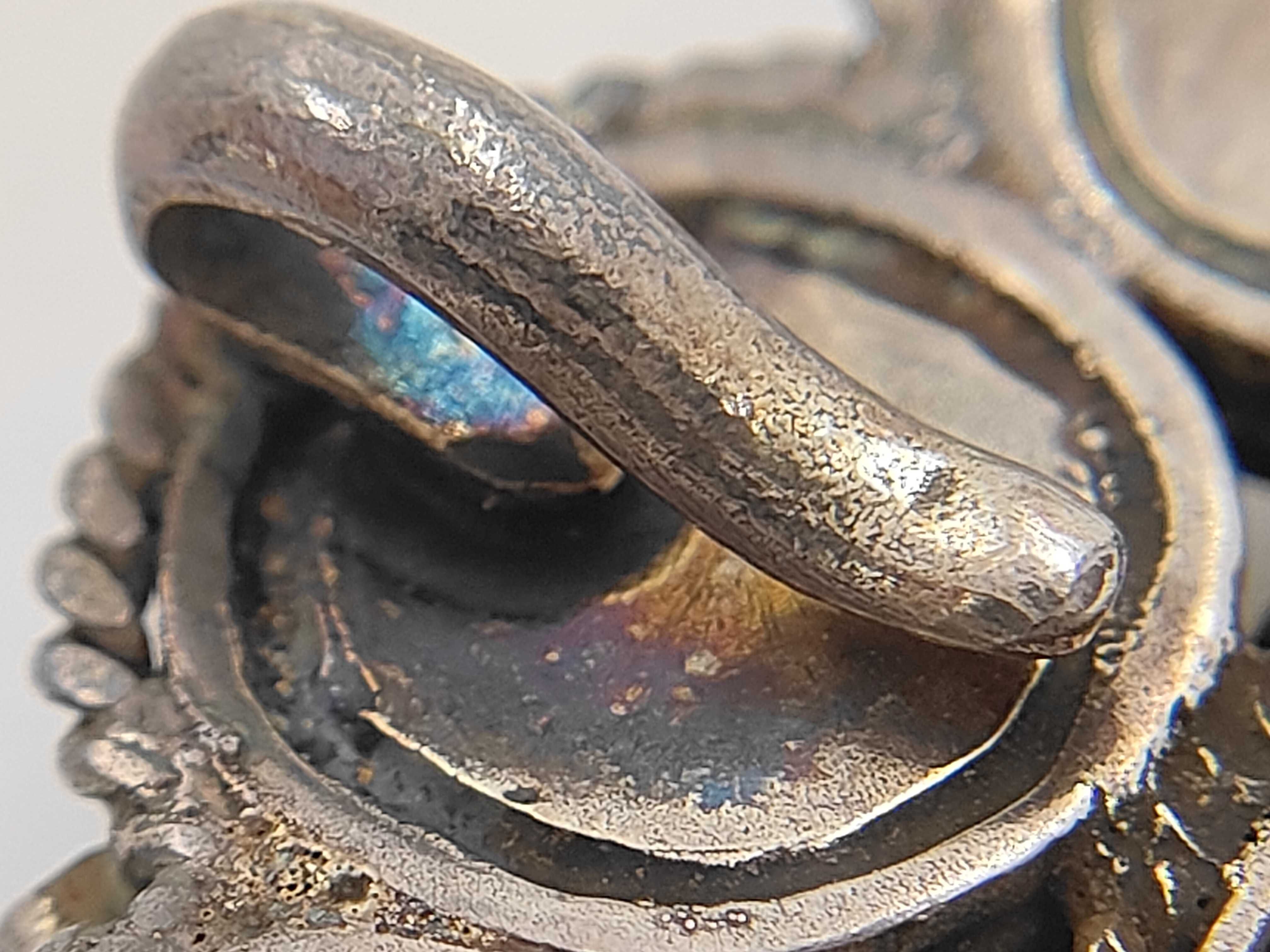 colored stone brooch — view 5
