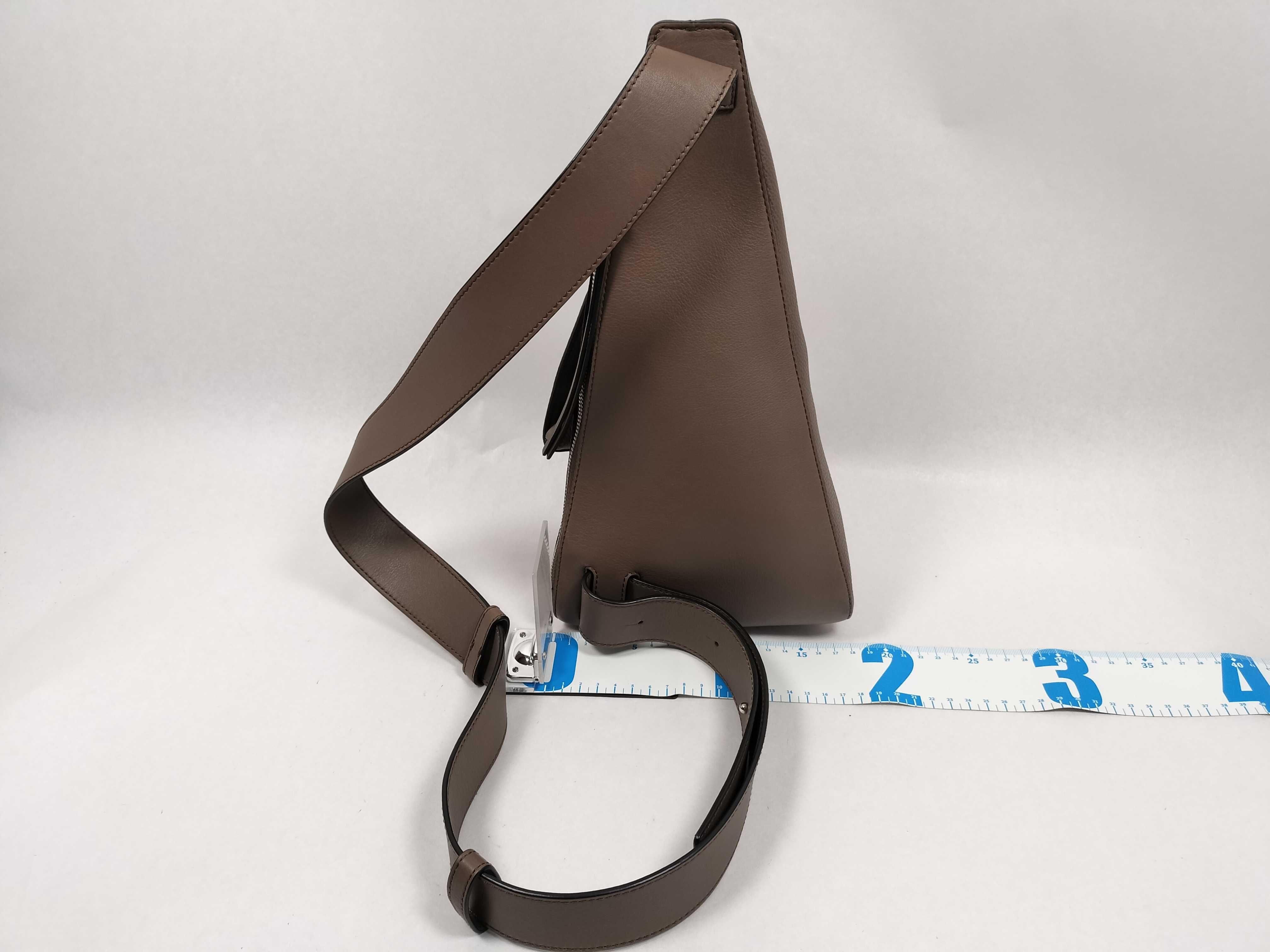 Anton Sling Leather Body Bag, Brown Shoulder Bag — view 2