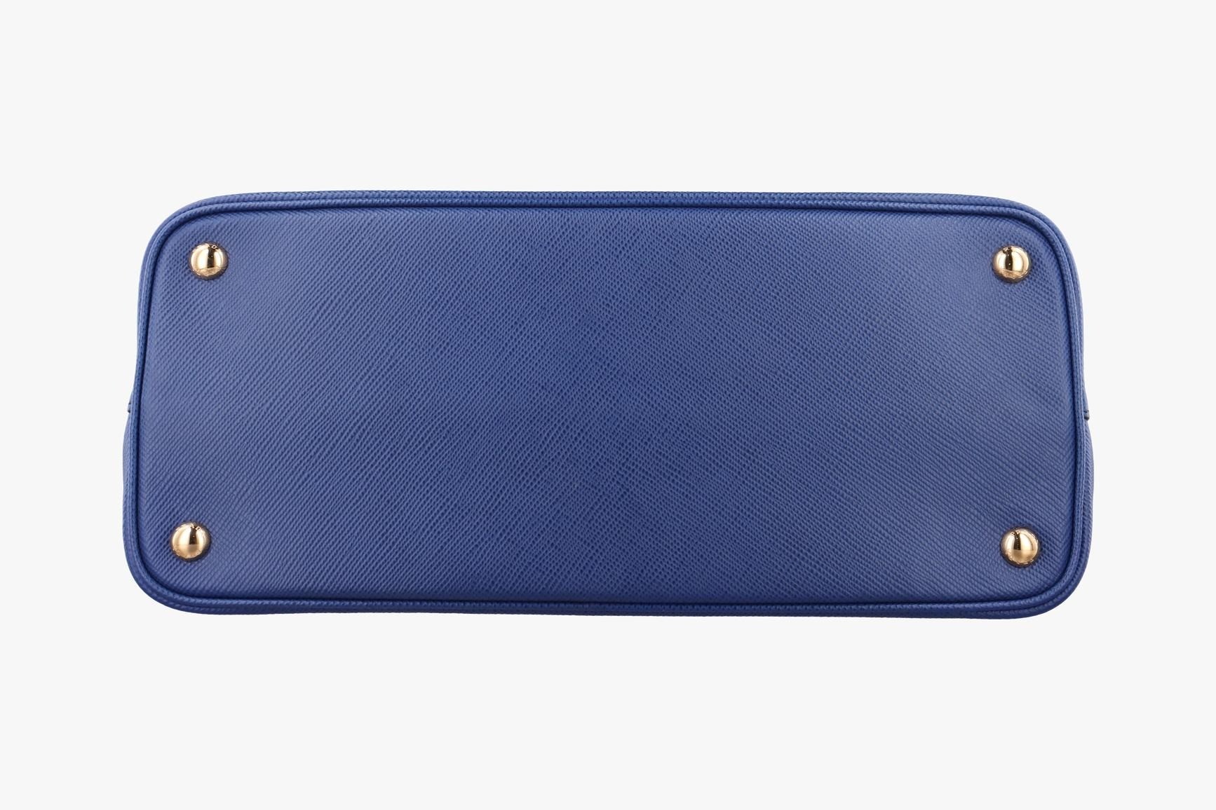 Double Cuir Saffiano Leather Blue — view 3