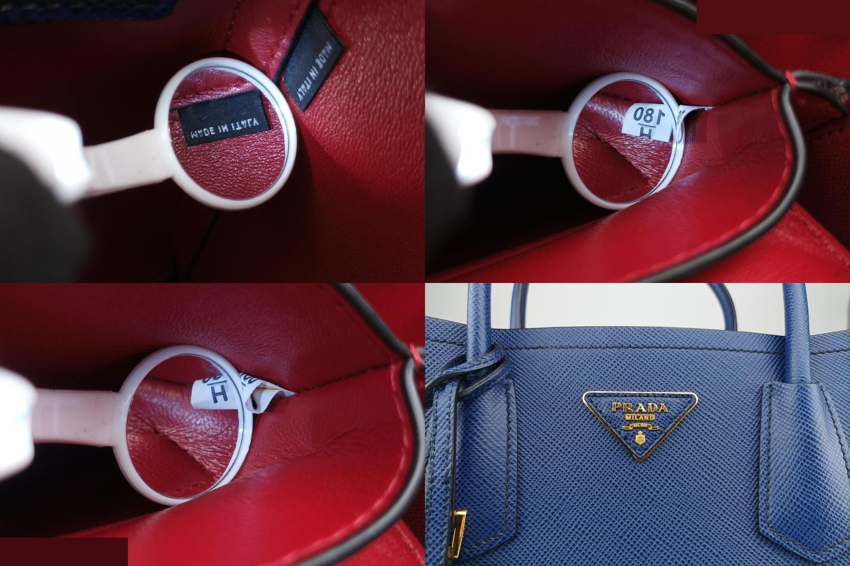 Double Cuir Saffiano Leather Blue — view 8