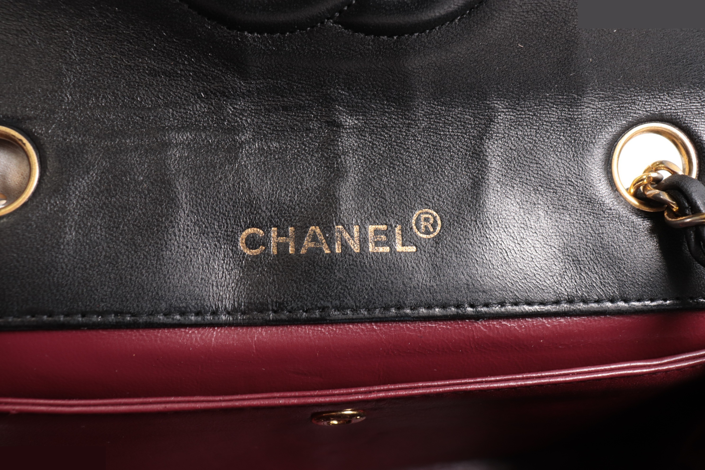 Turnlock Lamb Chain Shoulder Bag — view 7