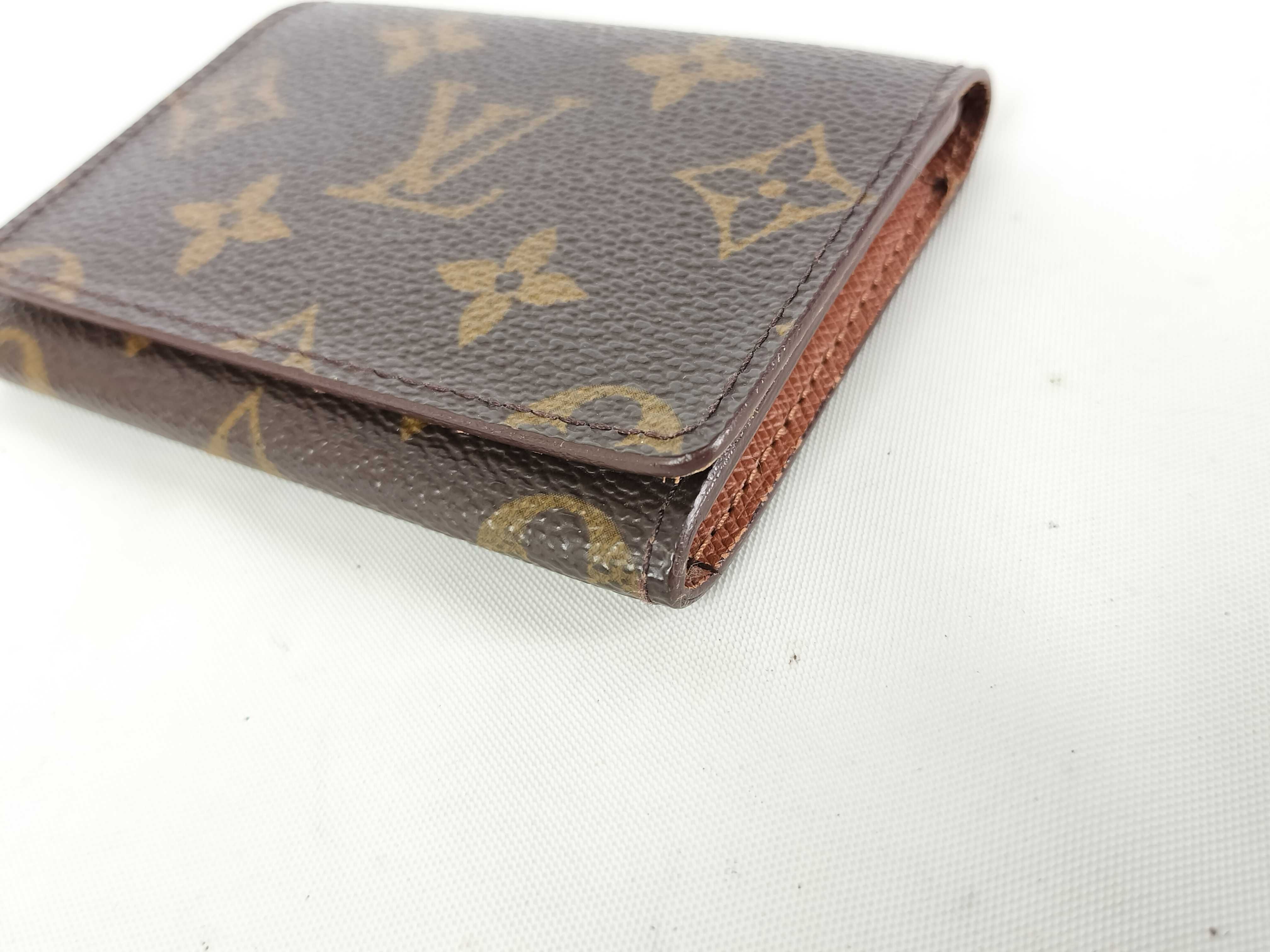 Monogram Enveloppe Carte de Visite Card Case — view 2