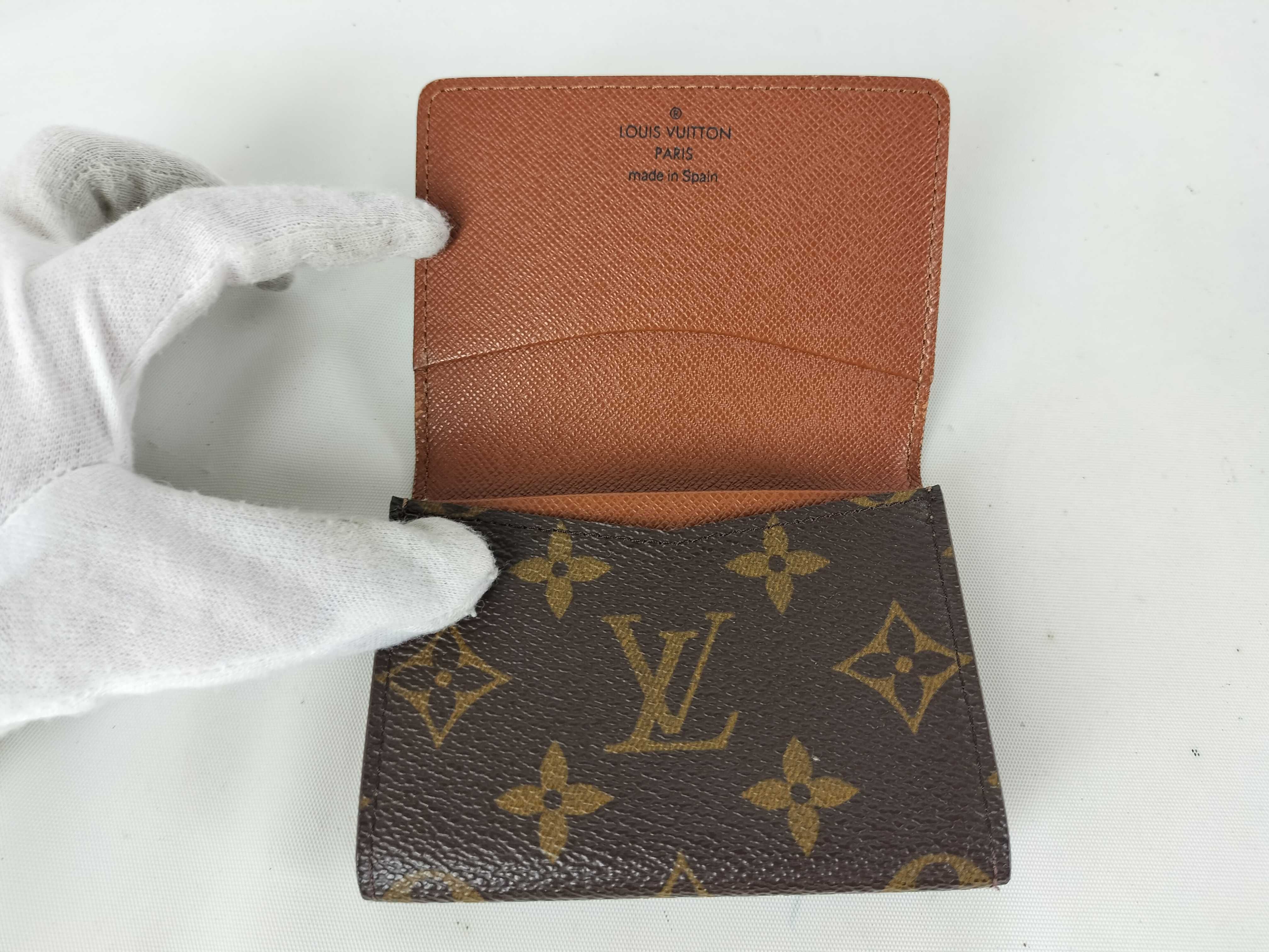 Monogram Enveloppe Carte de Visite Card Case — view 5