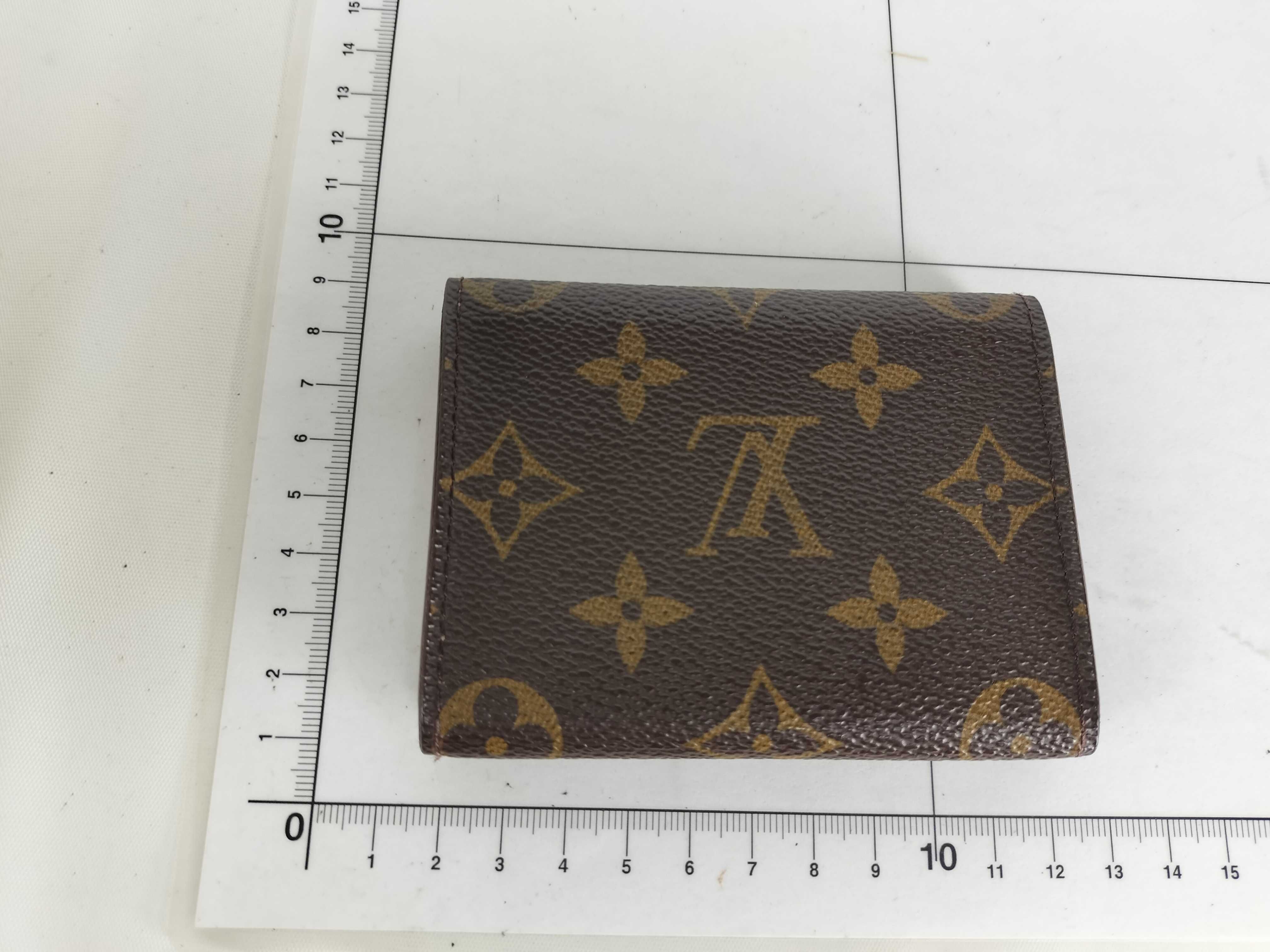 Monogram Enveloppe Carte de Visite Card Case — view 10