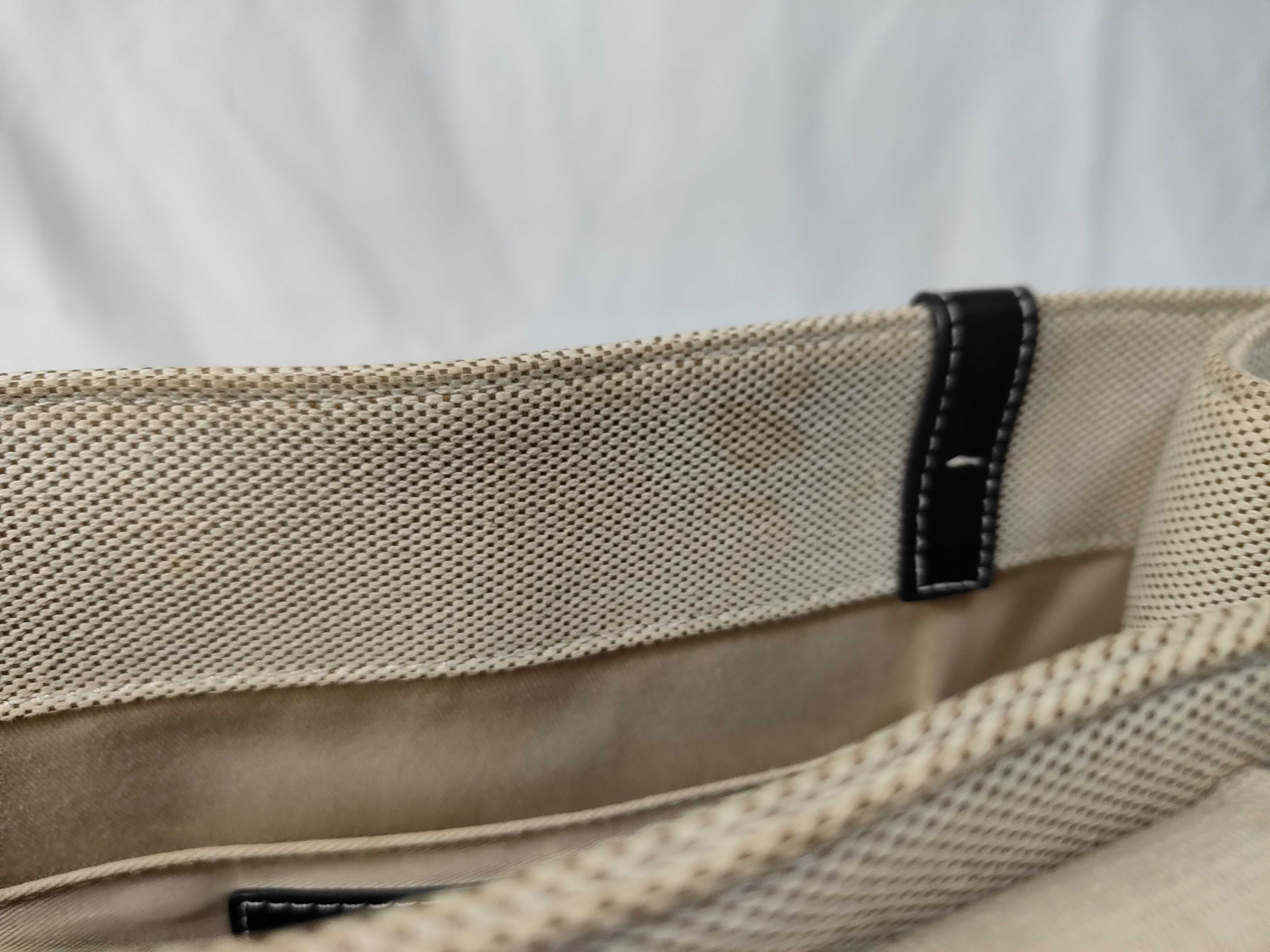 Woody Tote Bag, Small, Canvas, Beige, Shoulder Bag — view 11