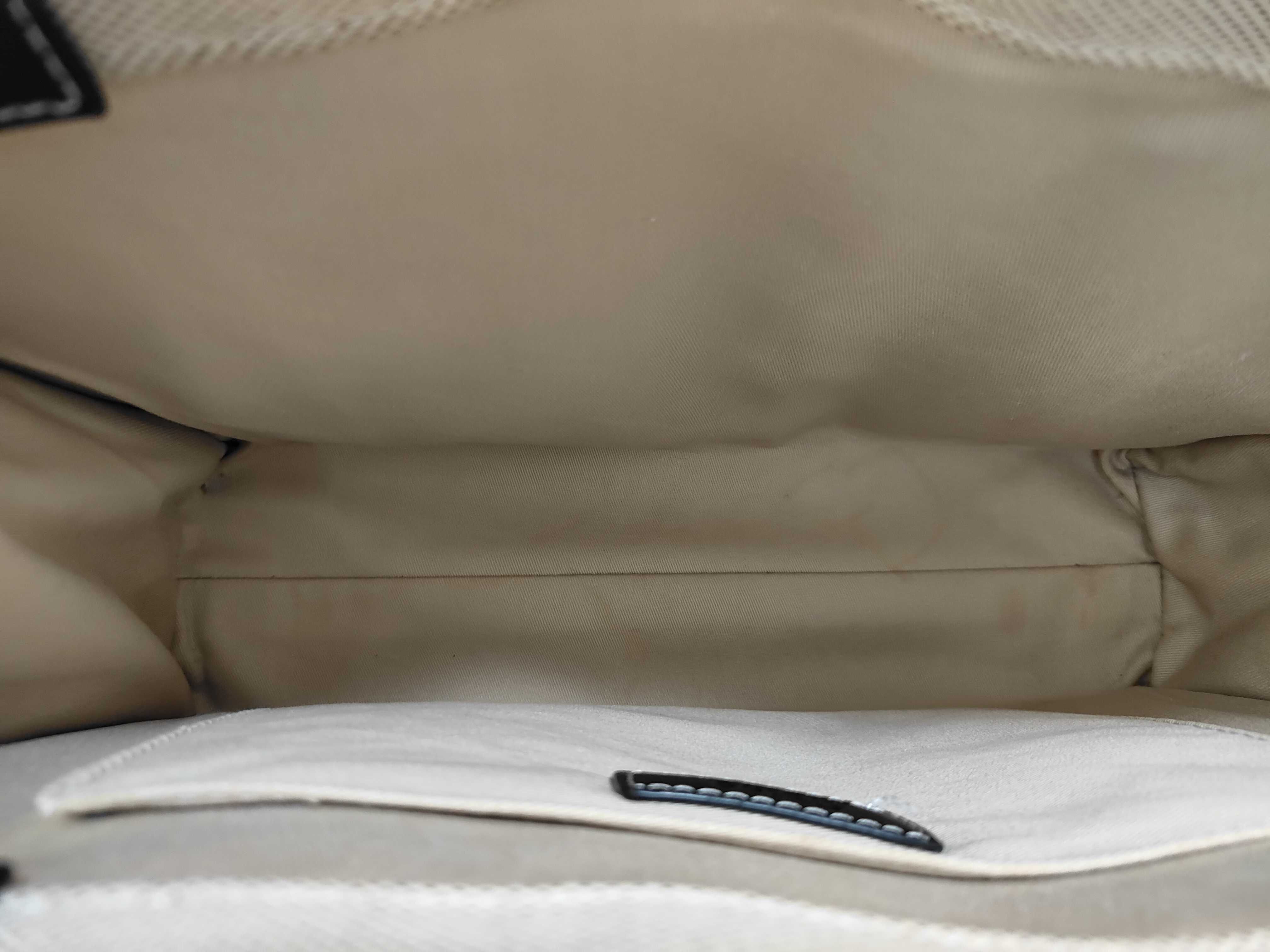 Woody Tote Bag, Small, Canvas, Beige, Shoulder Bag — view 9