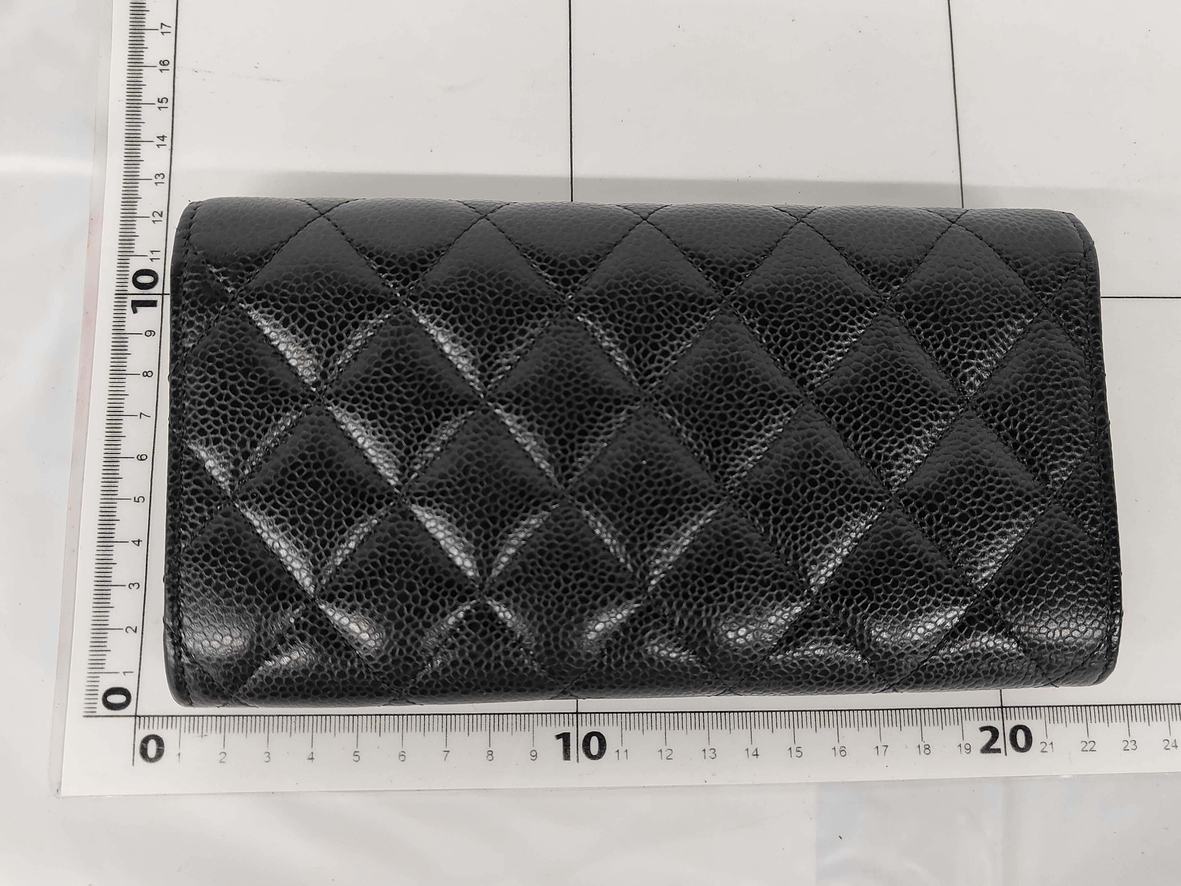 Caviar Skin Matelassé Timeless Classic Long Flap Wallet — view 2