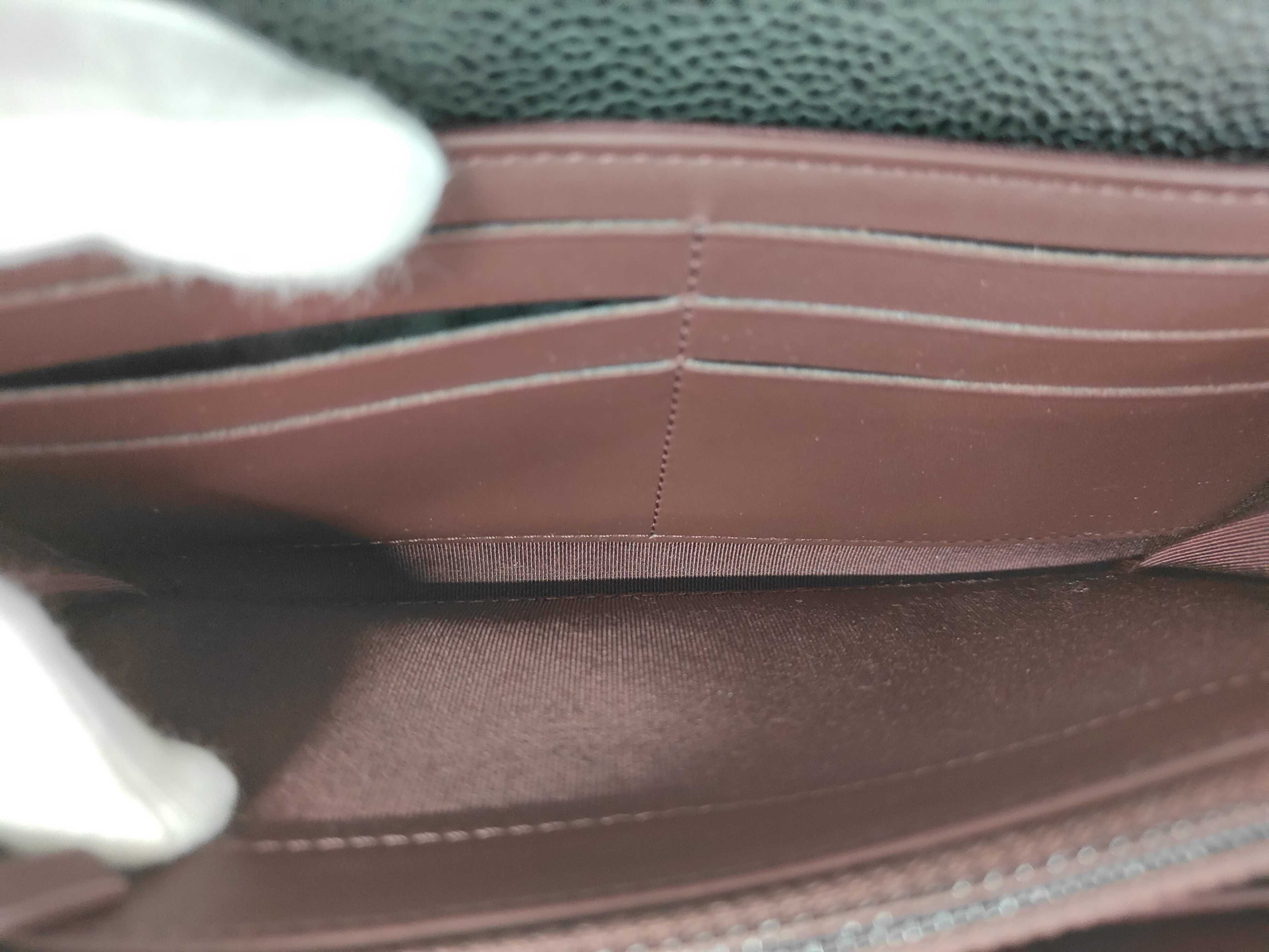 Caviar Skin Matelassé Timeless Classic Long Flap Wallet — view 6