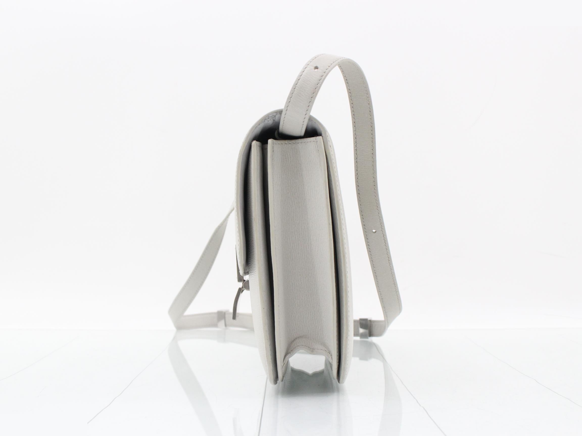 Classic box leather shoulder bag — view 3