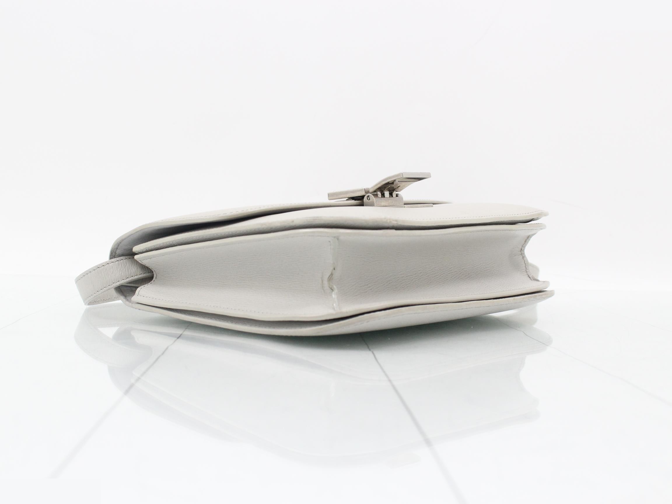 Classic box leather shoulder bag — view 5