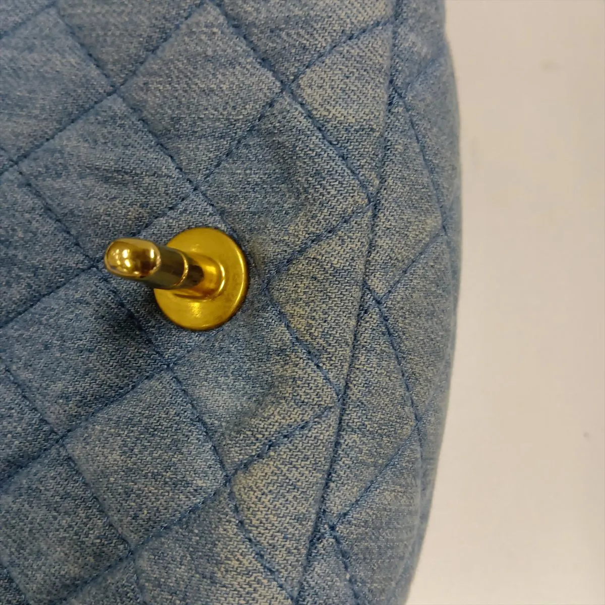 [Individually packaged] Chanel Mini Matelassé 17 Denim Single Flap Single Chain Bag, Blue, Gold Hardware, NKX51TT7, Random Plate, A01115 — view 15
